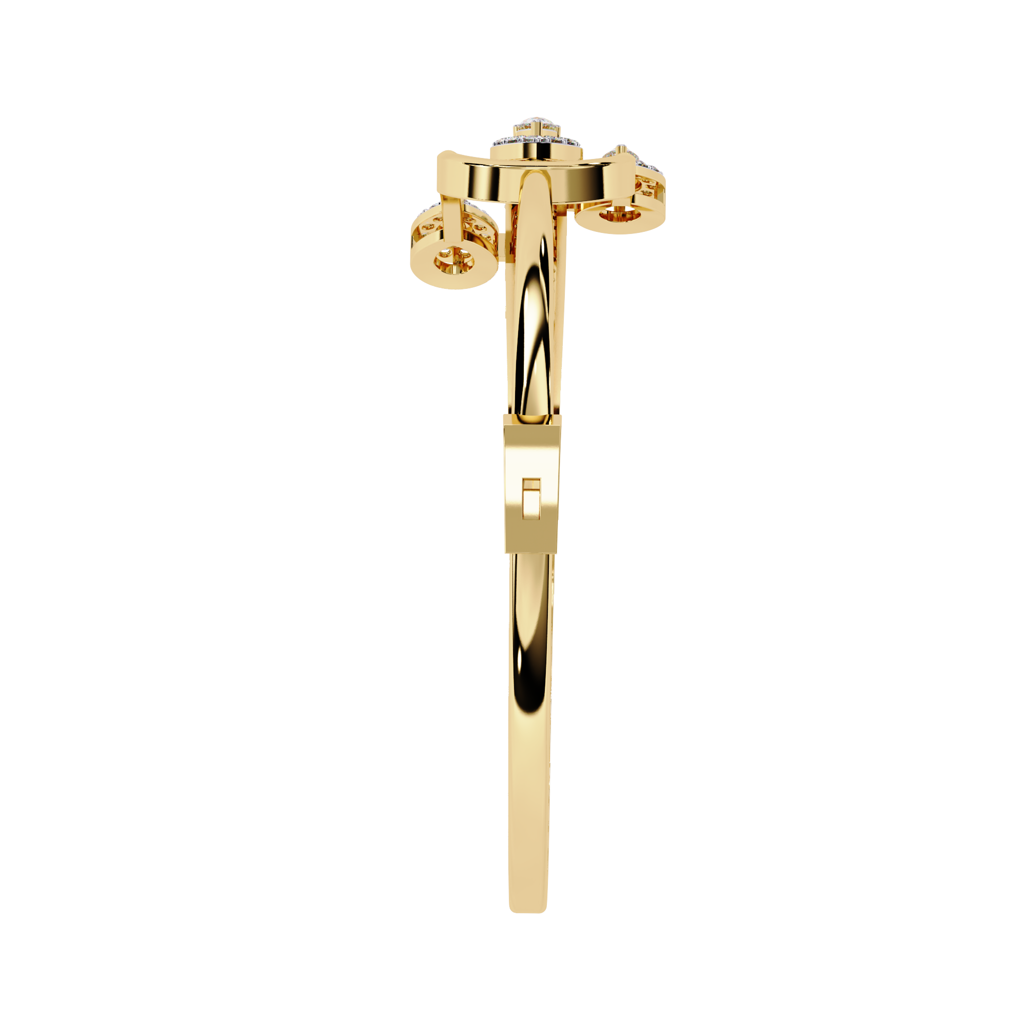 0.73 CT LEAFLET DUAL BRACELET