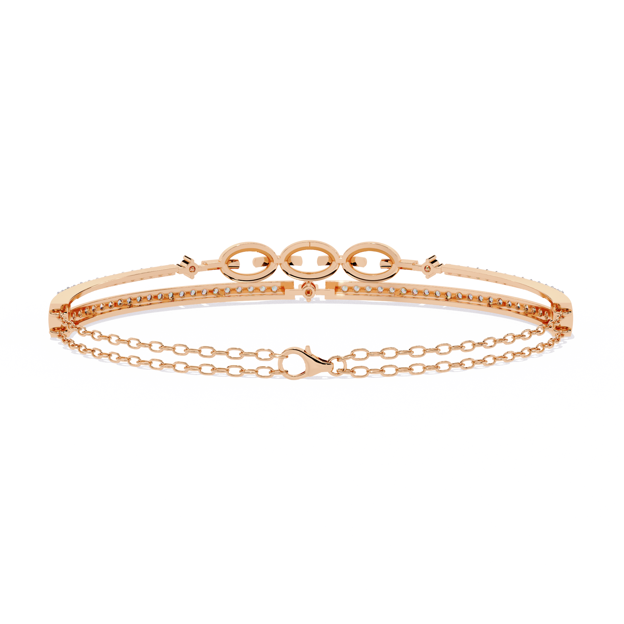 0.86 CT FILIGREE GRACE BRACELET 18K