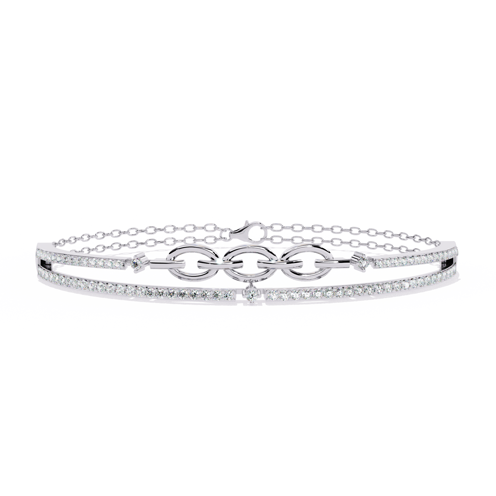 0.86 CT FILIGREE GRACE BRACELET 18K
