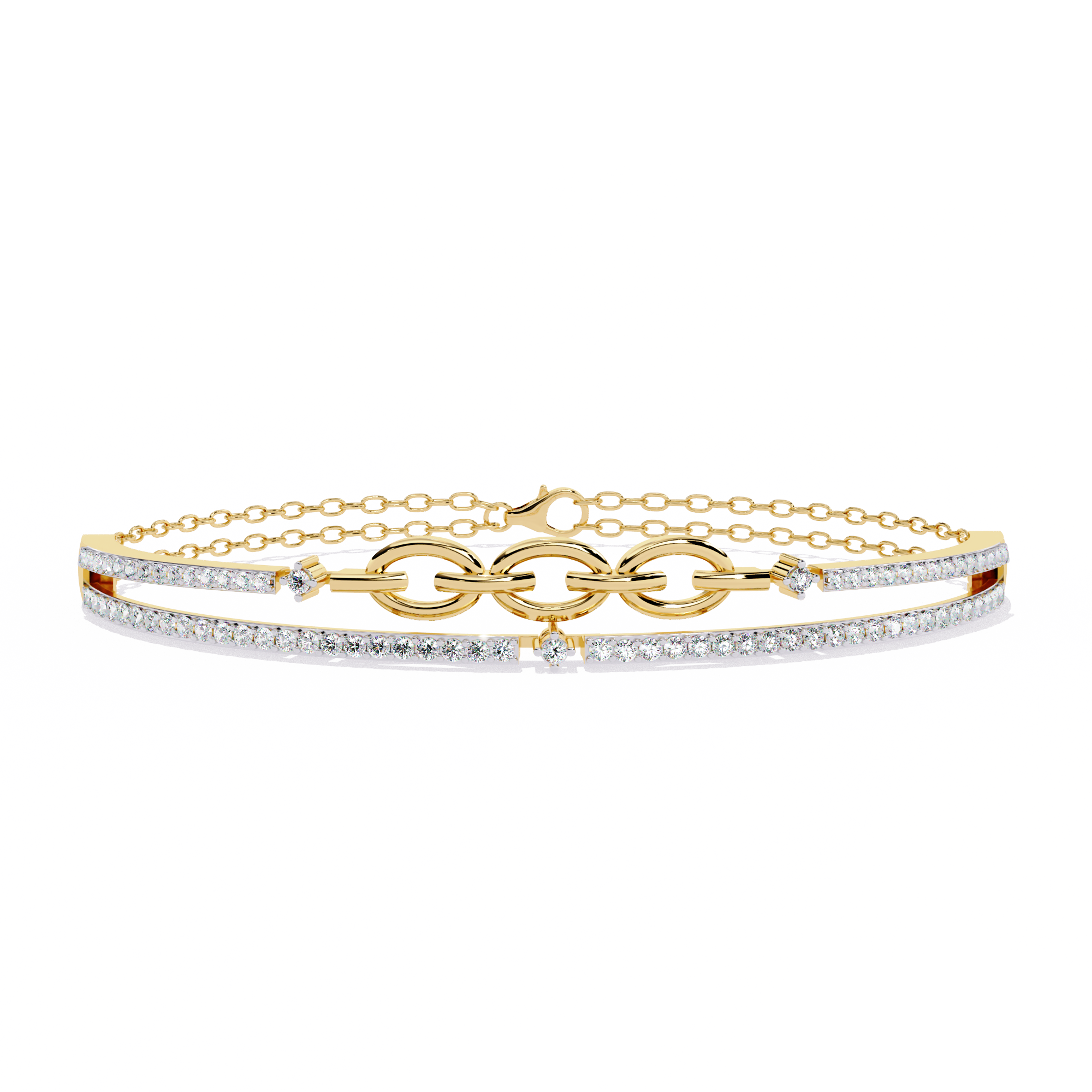 0.86 CT FILIGREE GRACE BRACELET 18K