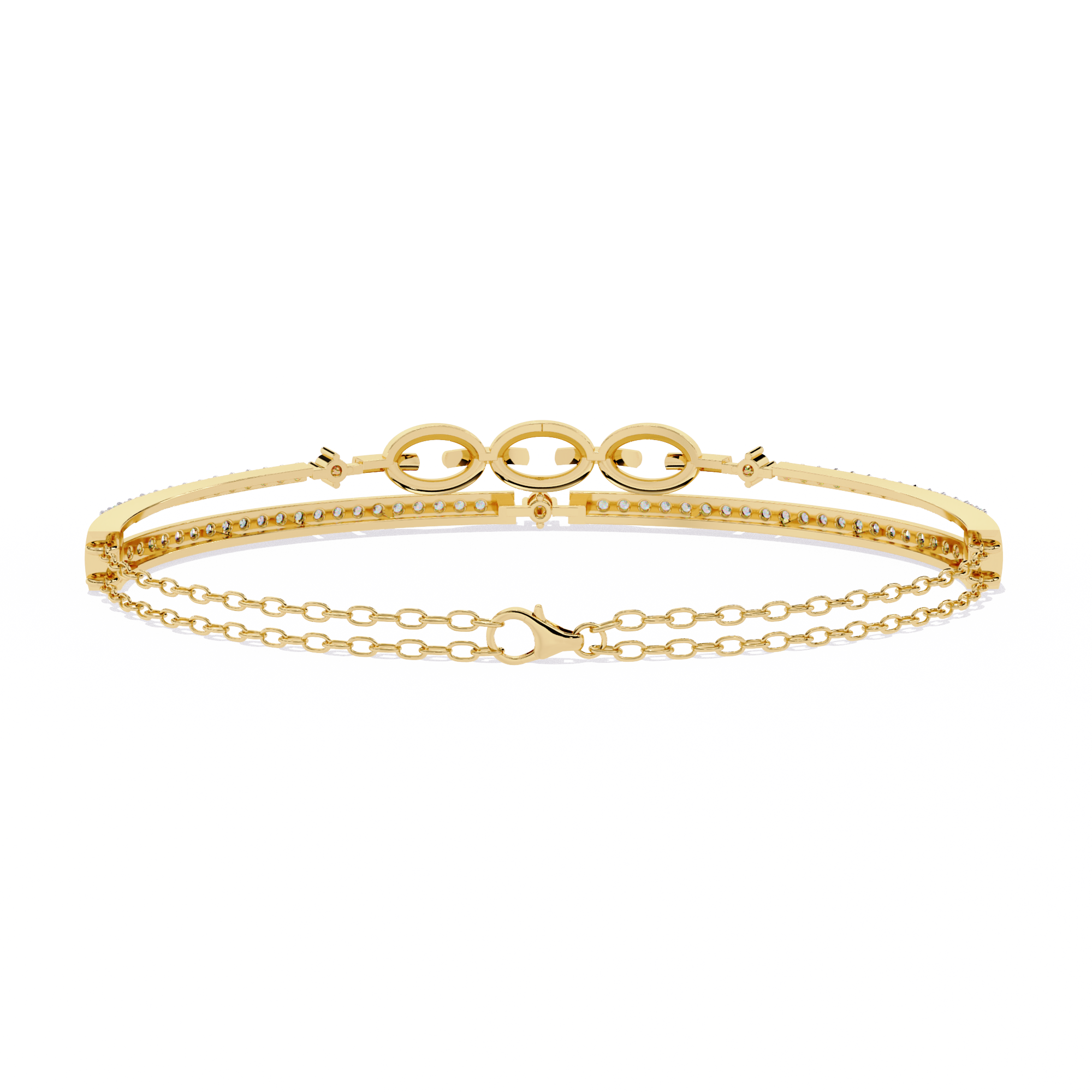 0.86 CT FILIGREE GRACE BRACELET 18K
