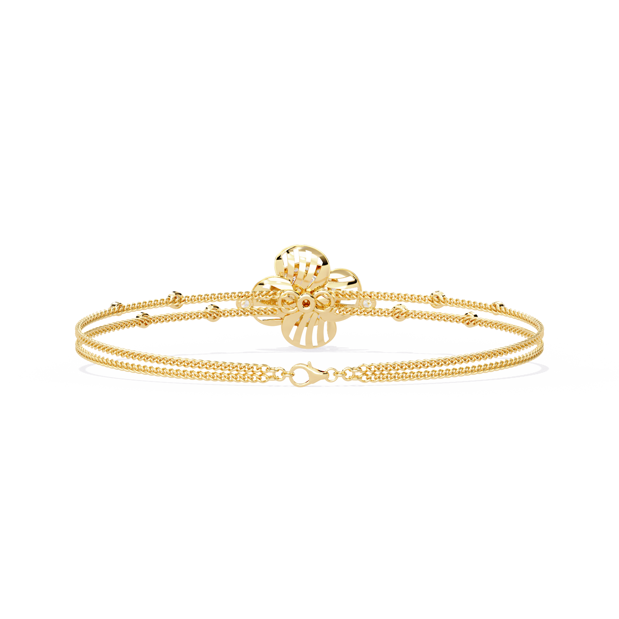 0.95 CT RADIANT BLOOM BRACELET