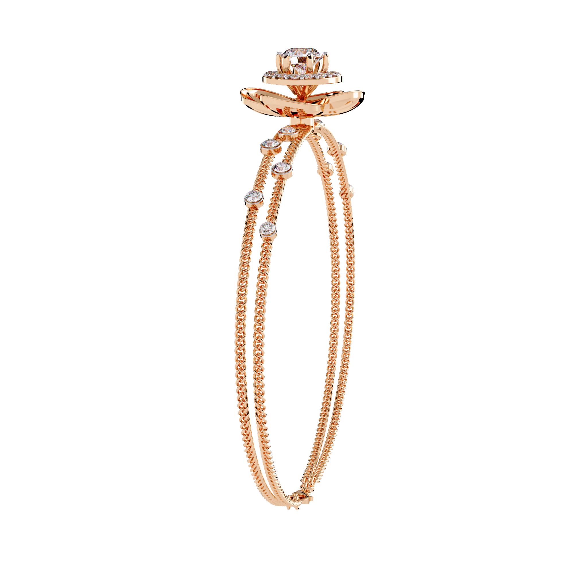 0.95 CT RADIANT BLOOM BRACELET