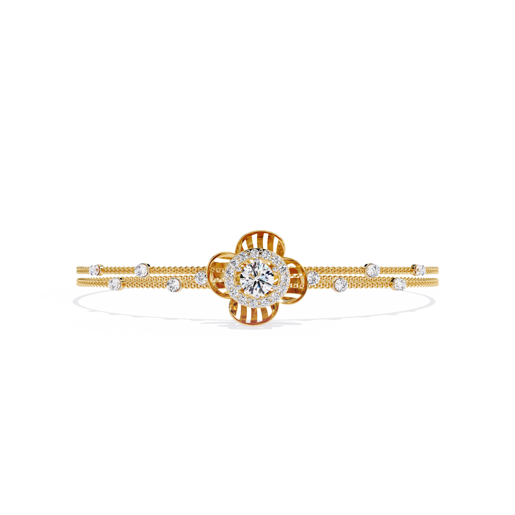 0.95 CT RADIANT BLOOM BRACELET