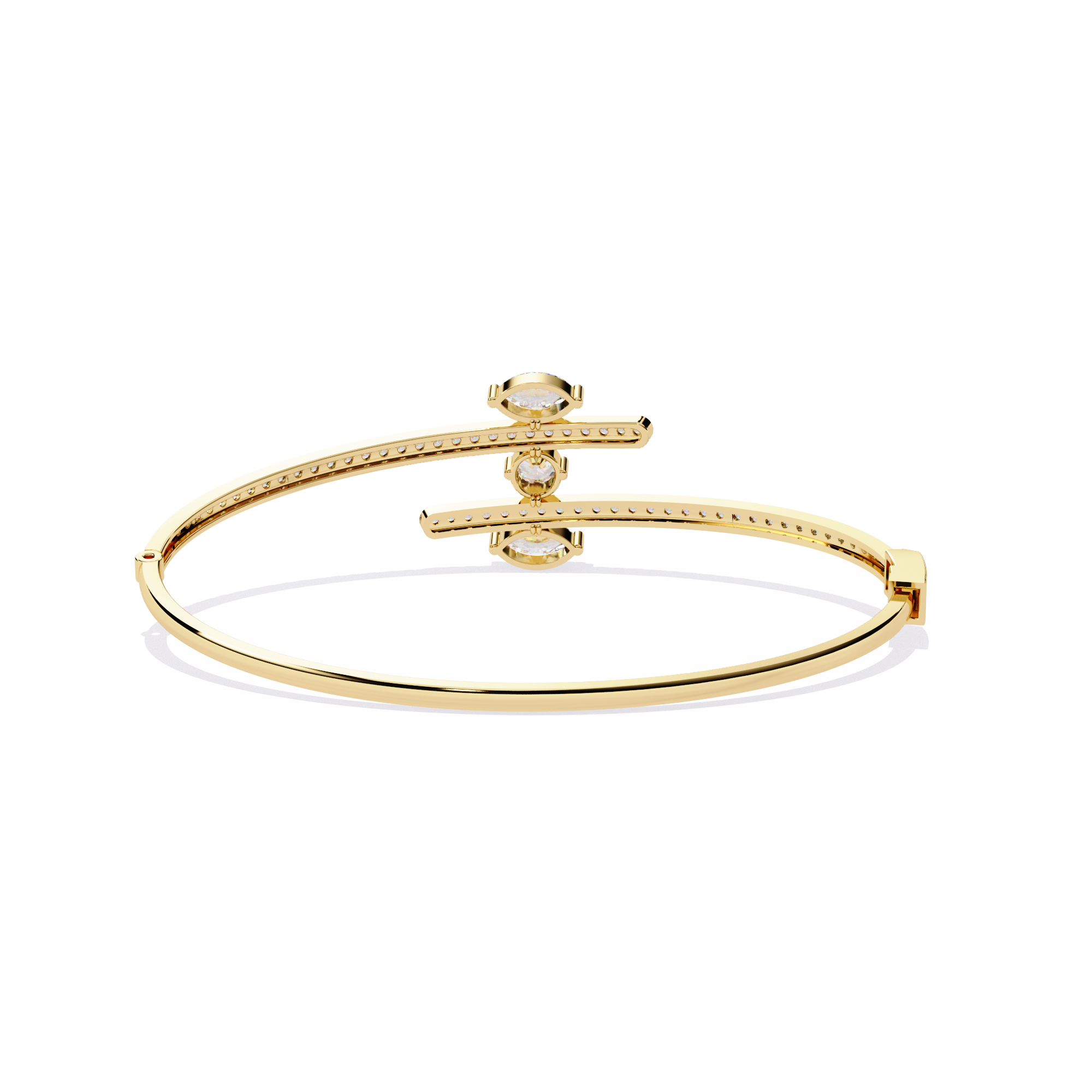 1.57 CT DUET MARQUISE BRACELET 18K