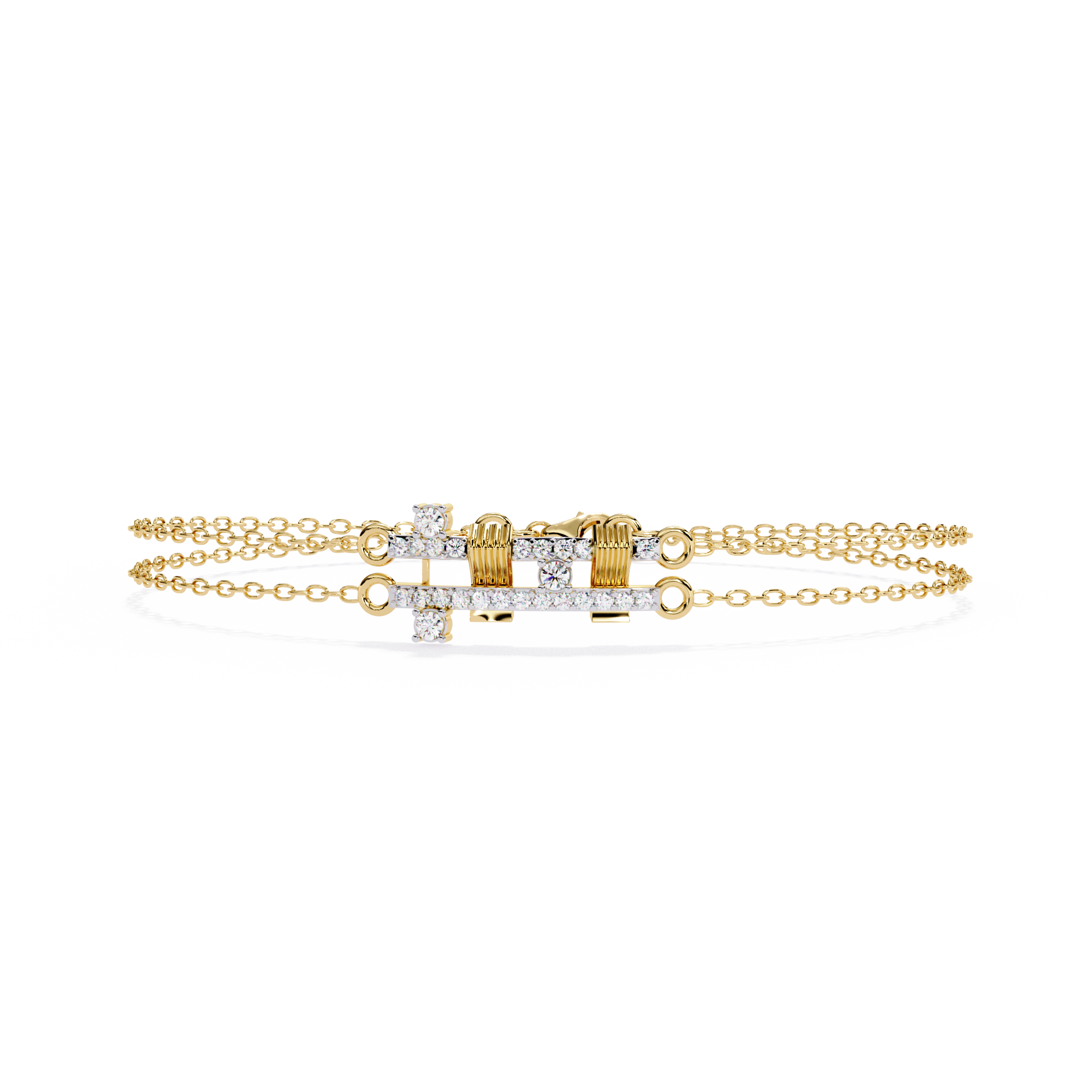 0.27 CT CITY BAR BRACELET