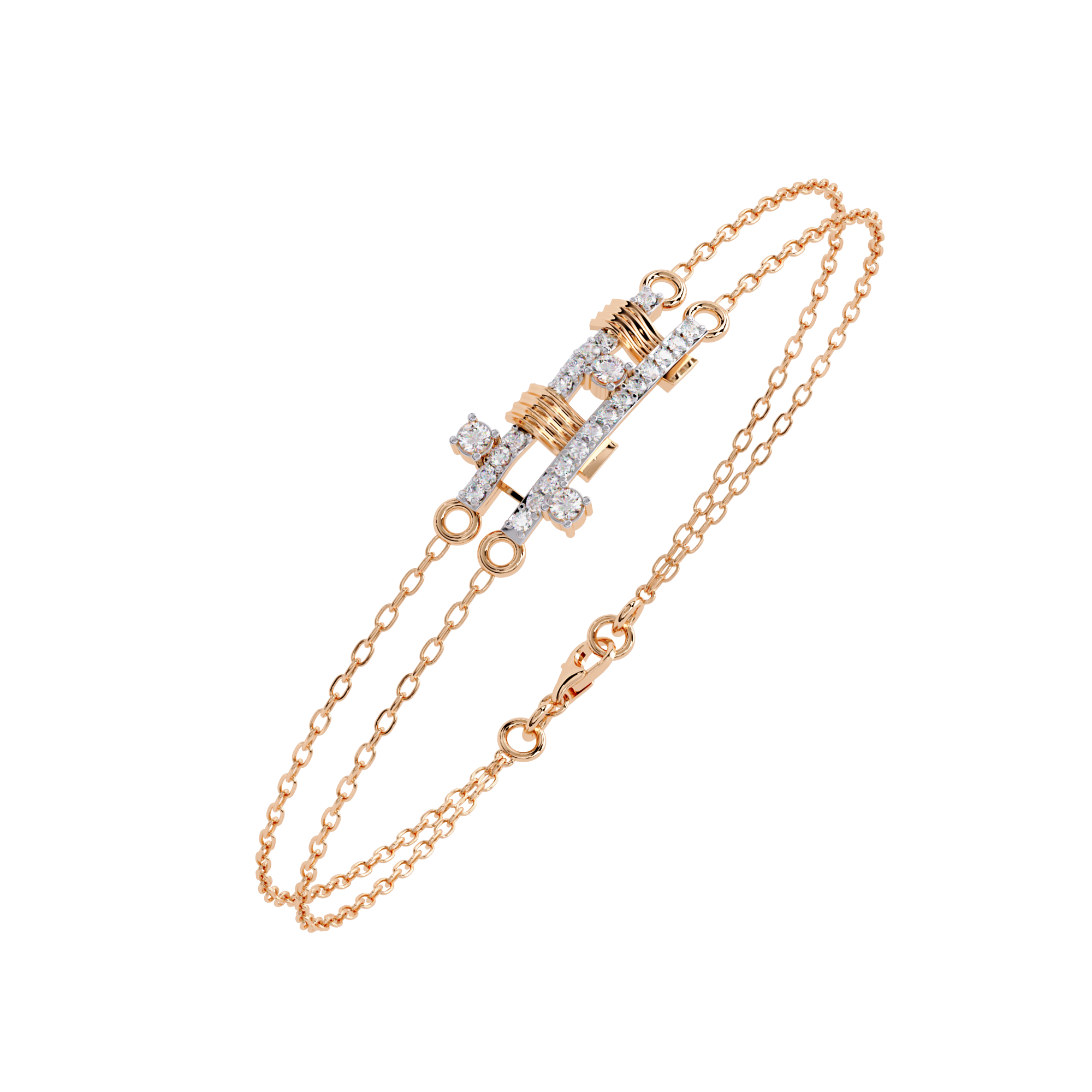 0.27 CT CITY BAR BRACELET