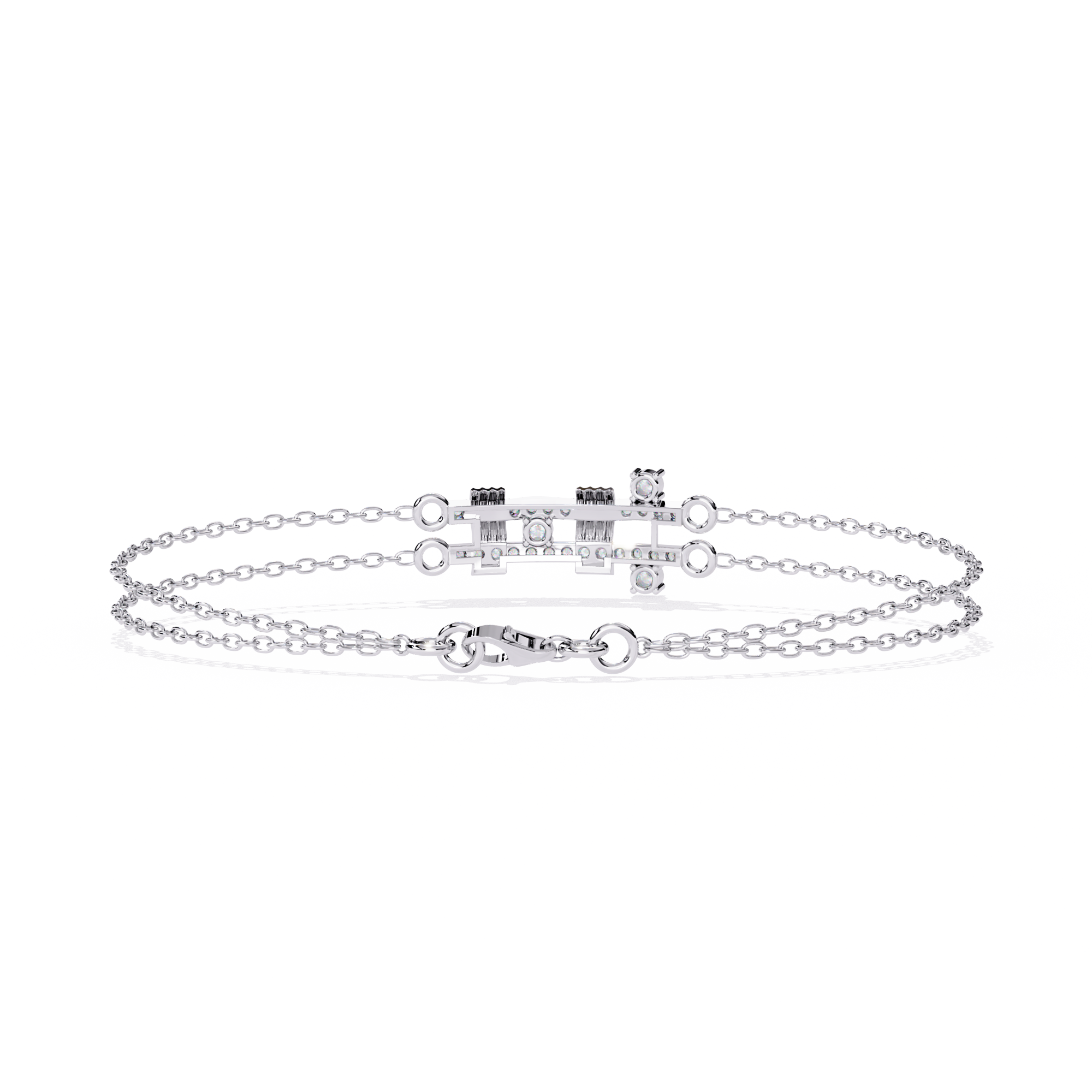 0.27 CT CITY BAR BRACELET