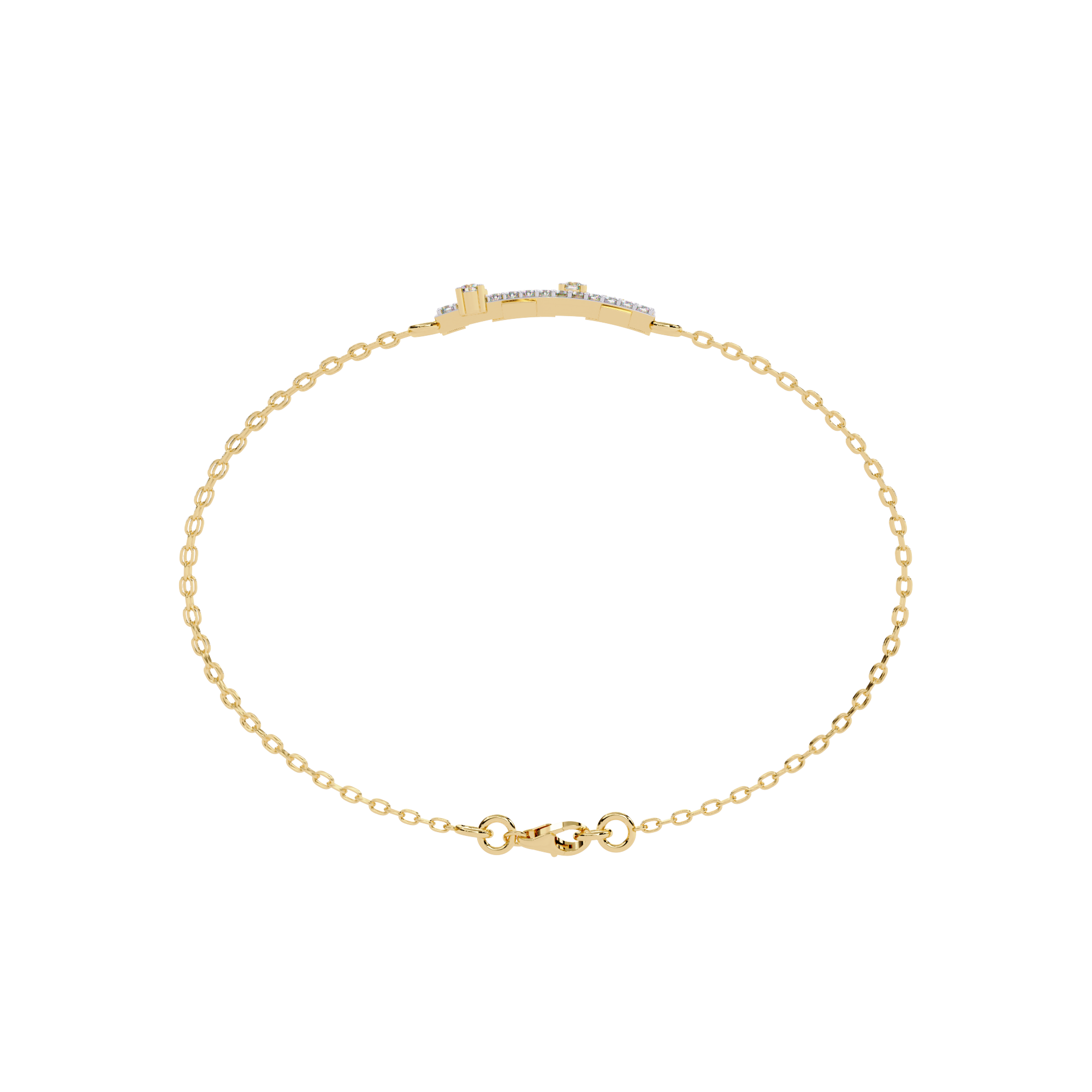 0.27 CT CITY BAR BRACELET