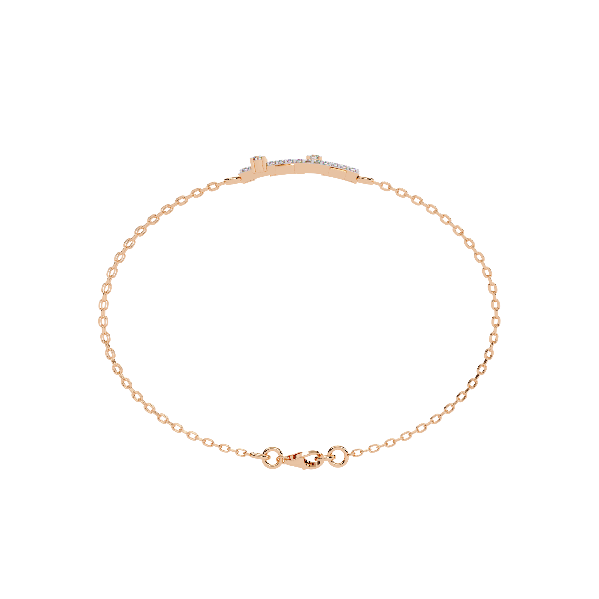 0.27 CT CITY BAR BRACELET