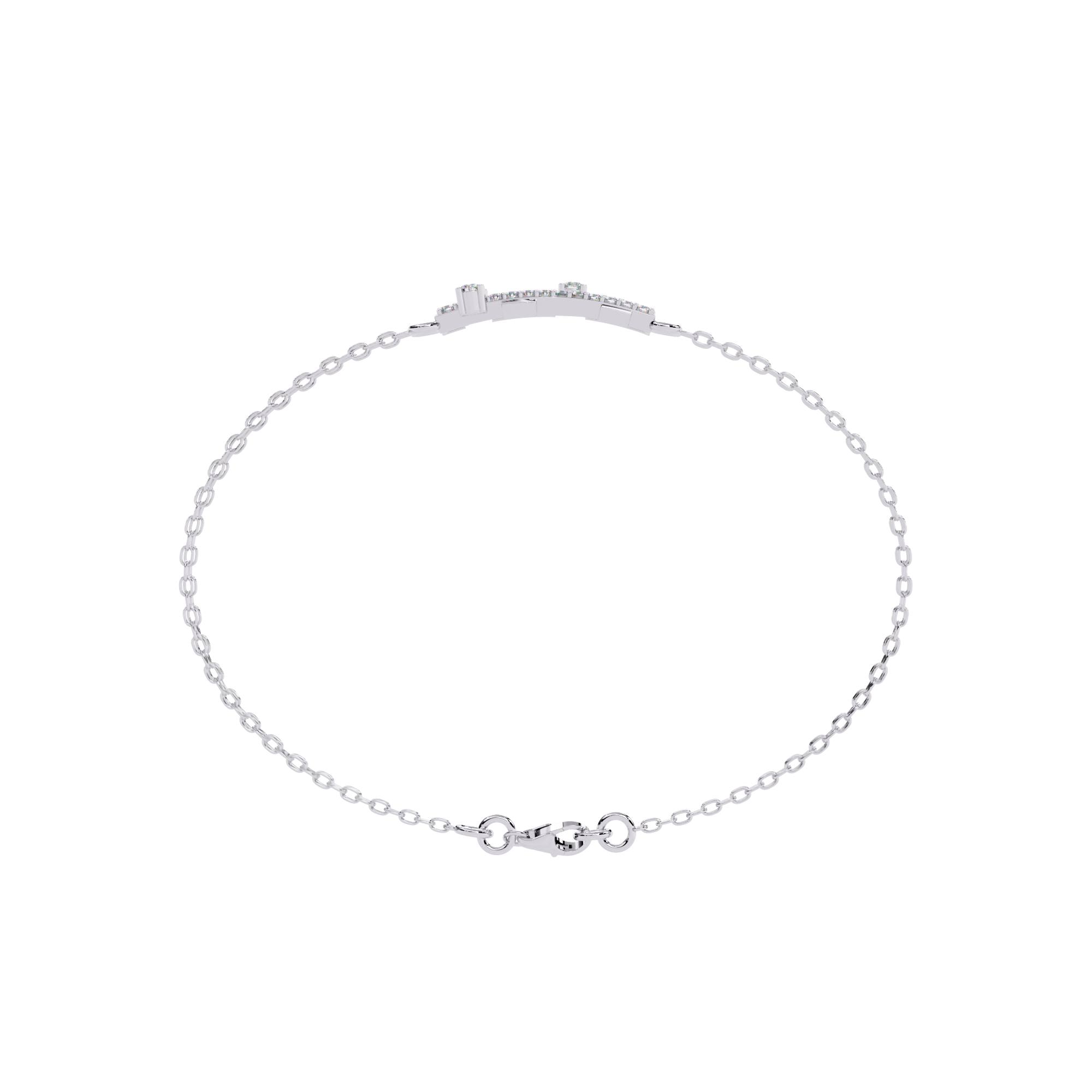 0.27 CT CITY BAR BRACELET