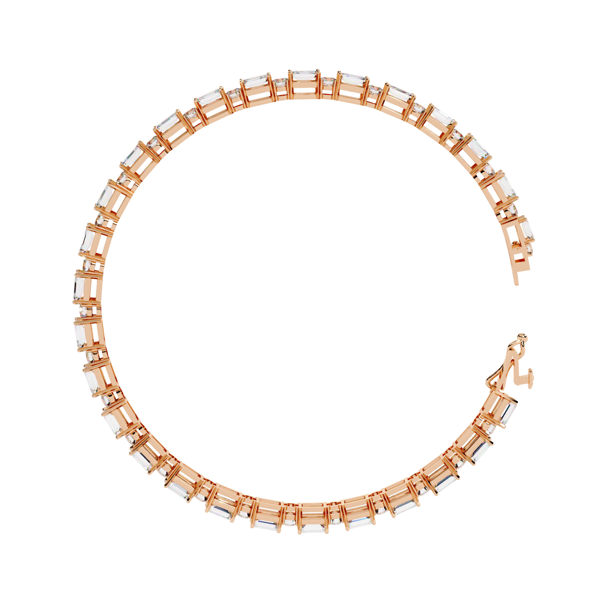 0.96 CT MINIMALIST GLINT BRACELET