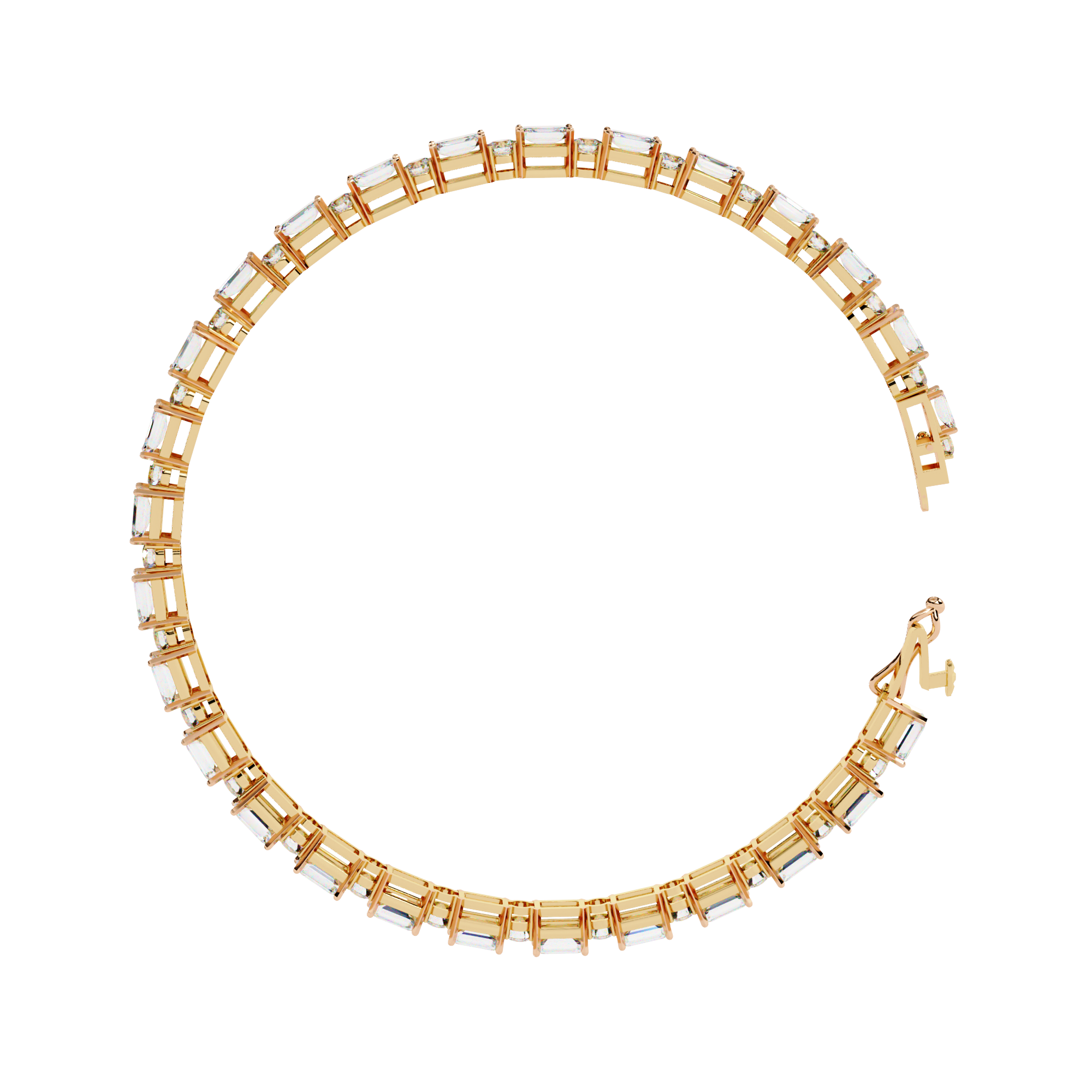 0.96 CT MINIMALIST GLINT BRACELET