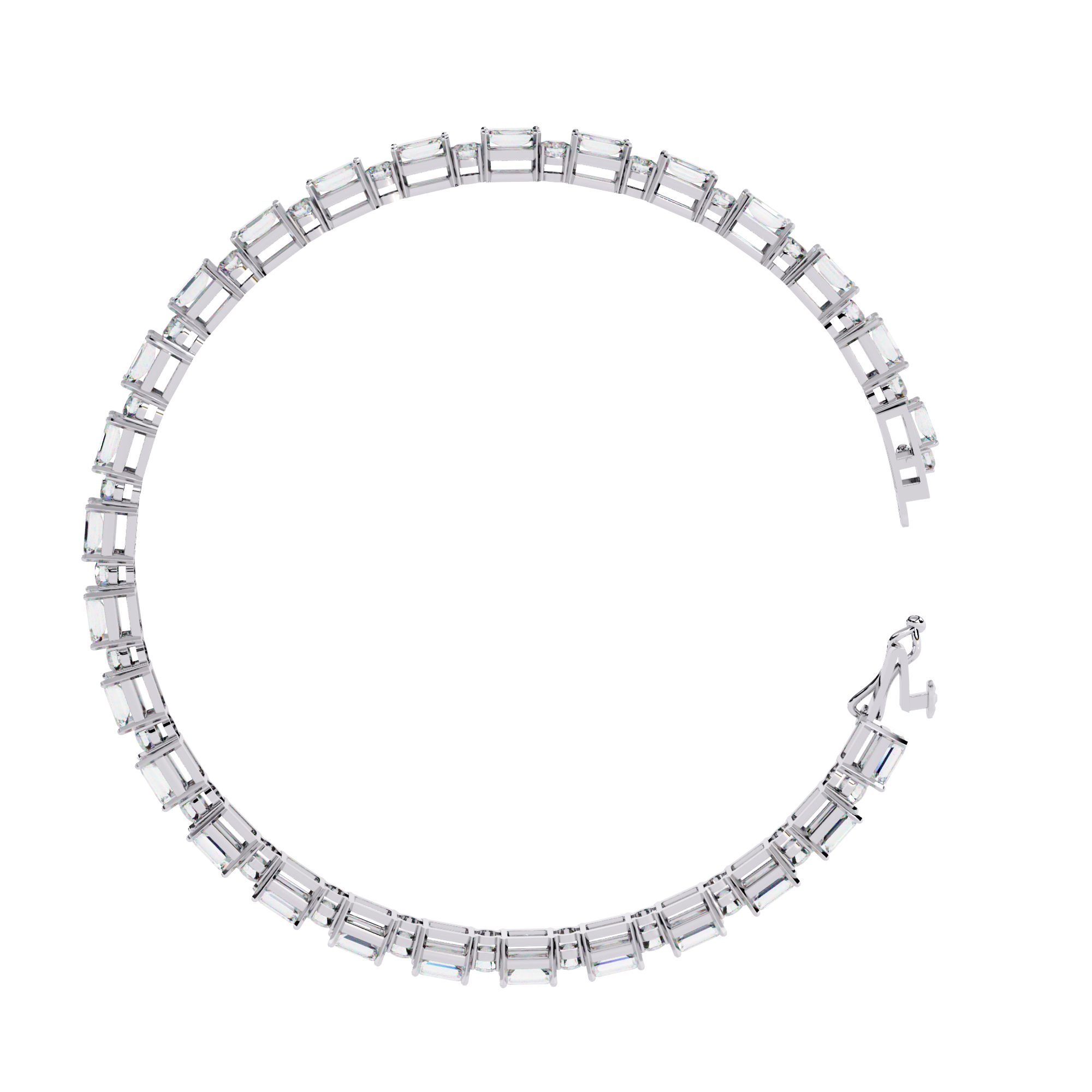 0.96 CT MINIMALIST GLINT BRACELET