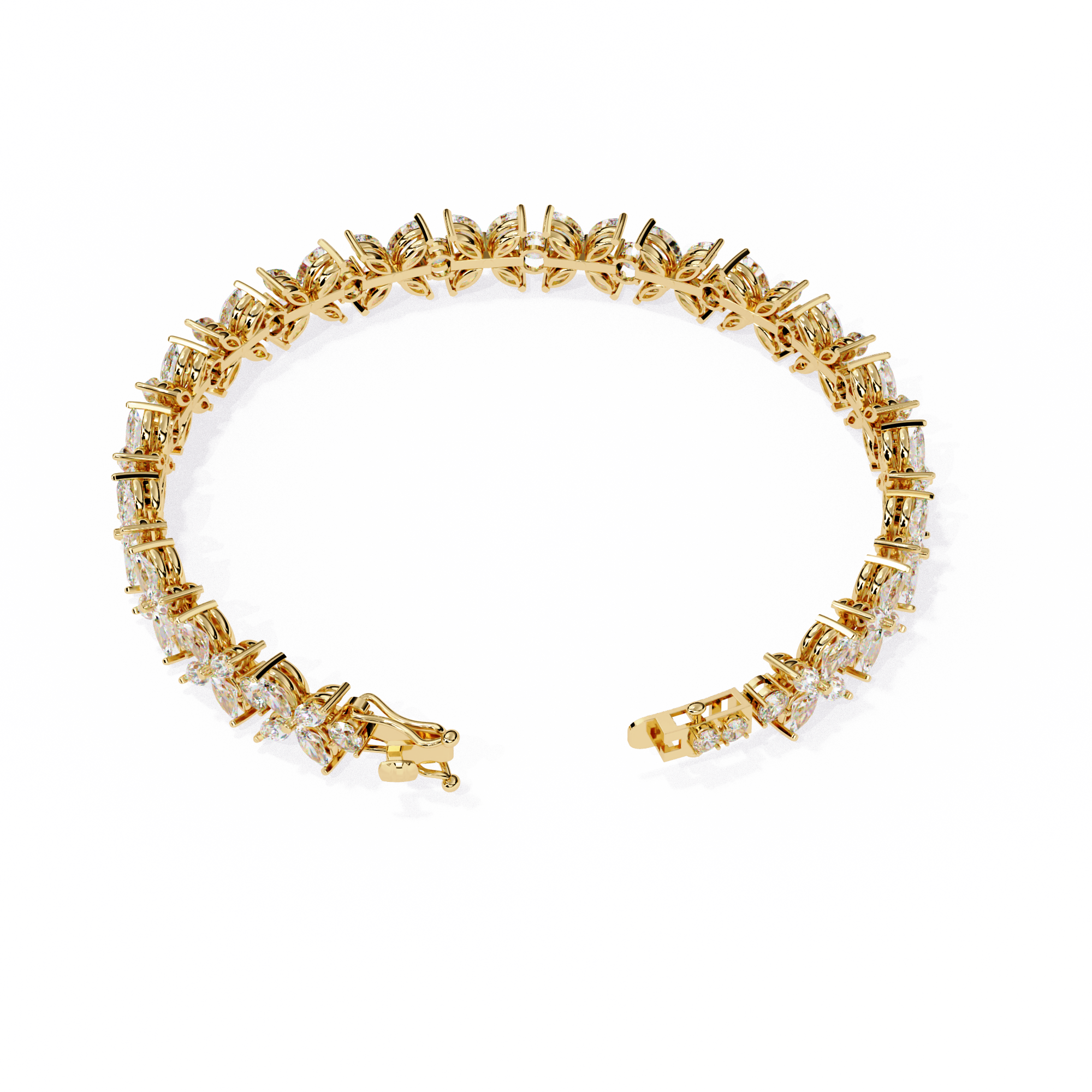 6.25 CT REGAL CLUSTER BRACELET