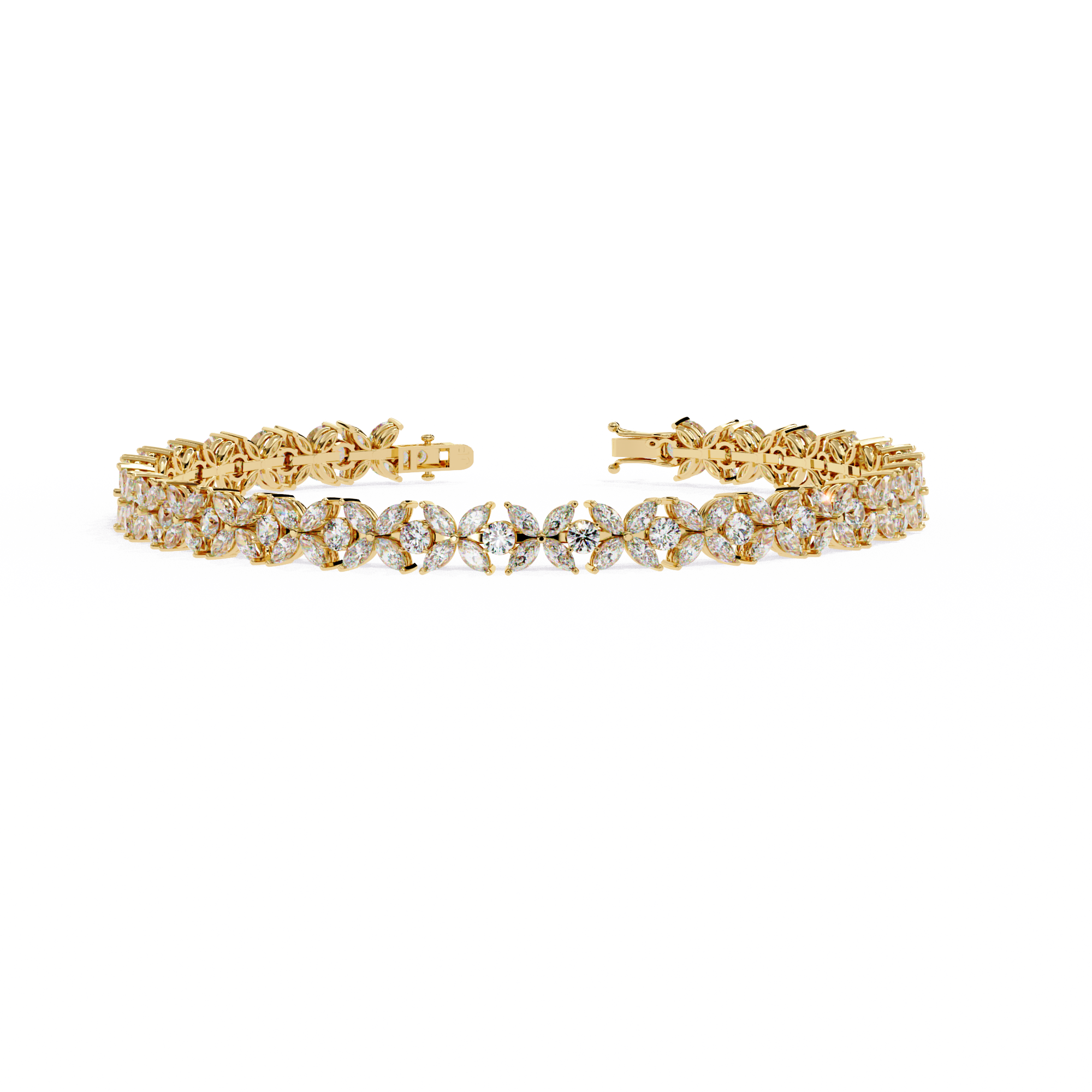 6.25 CT REGAL CLUSTER BRACELET