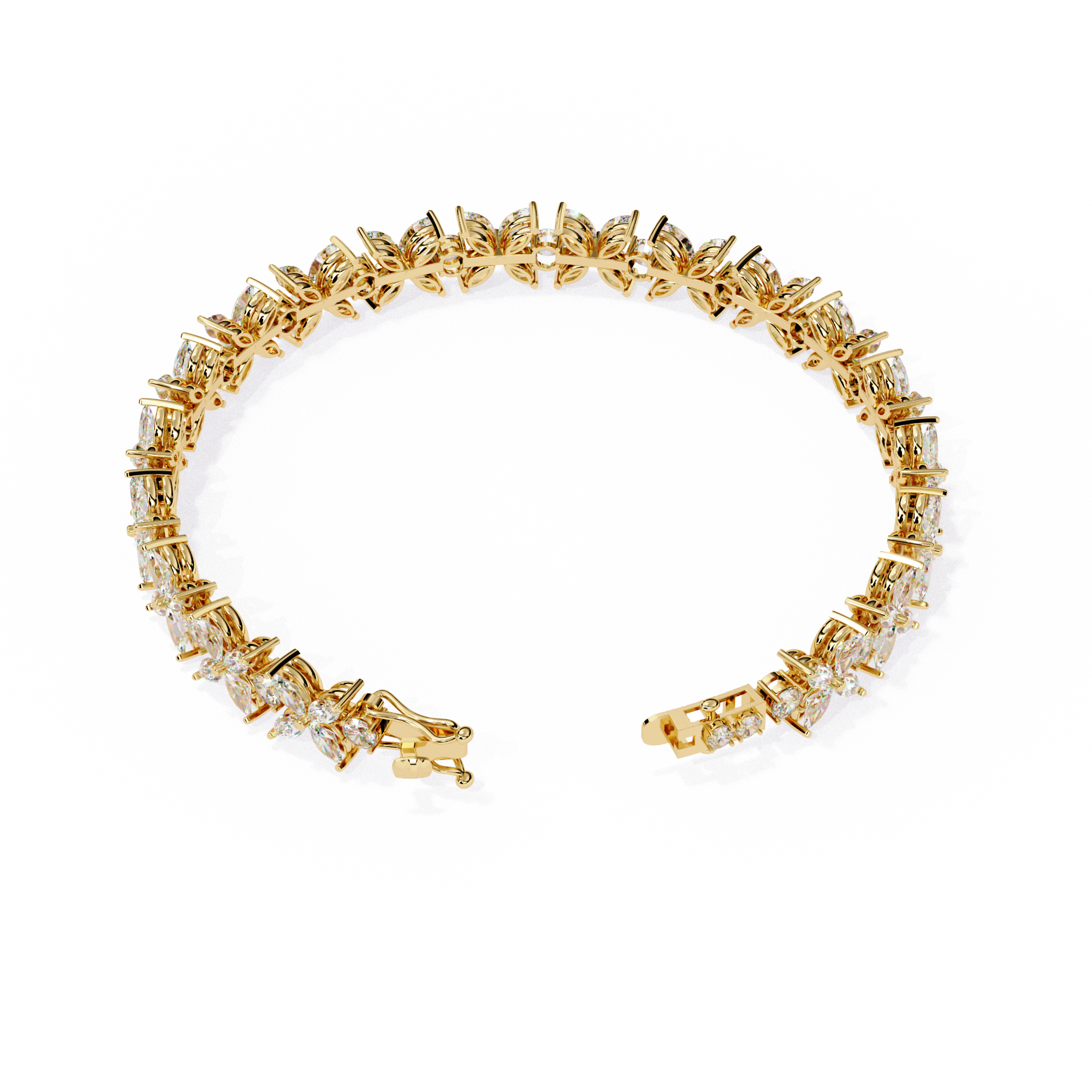 6.25 CT REGAL CLUSTER BRACELET
