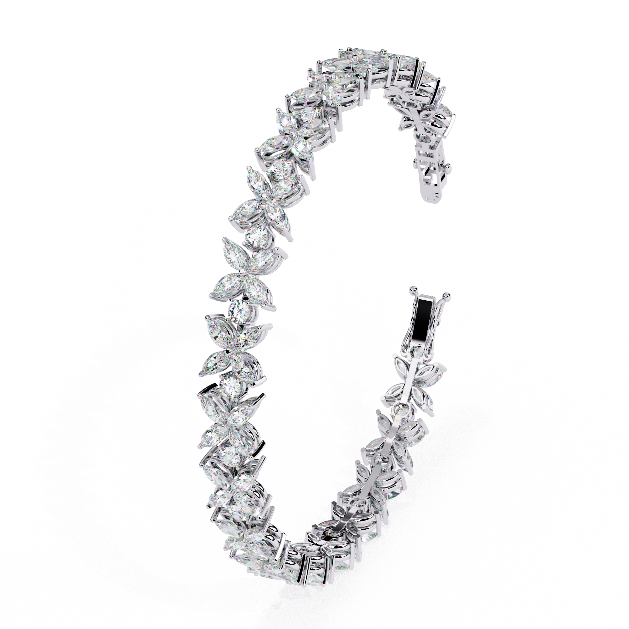 6.25 CT REGAL CLUSTER BRACELET