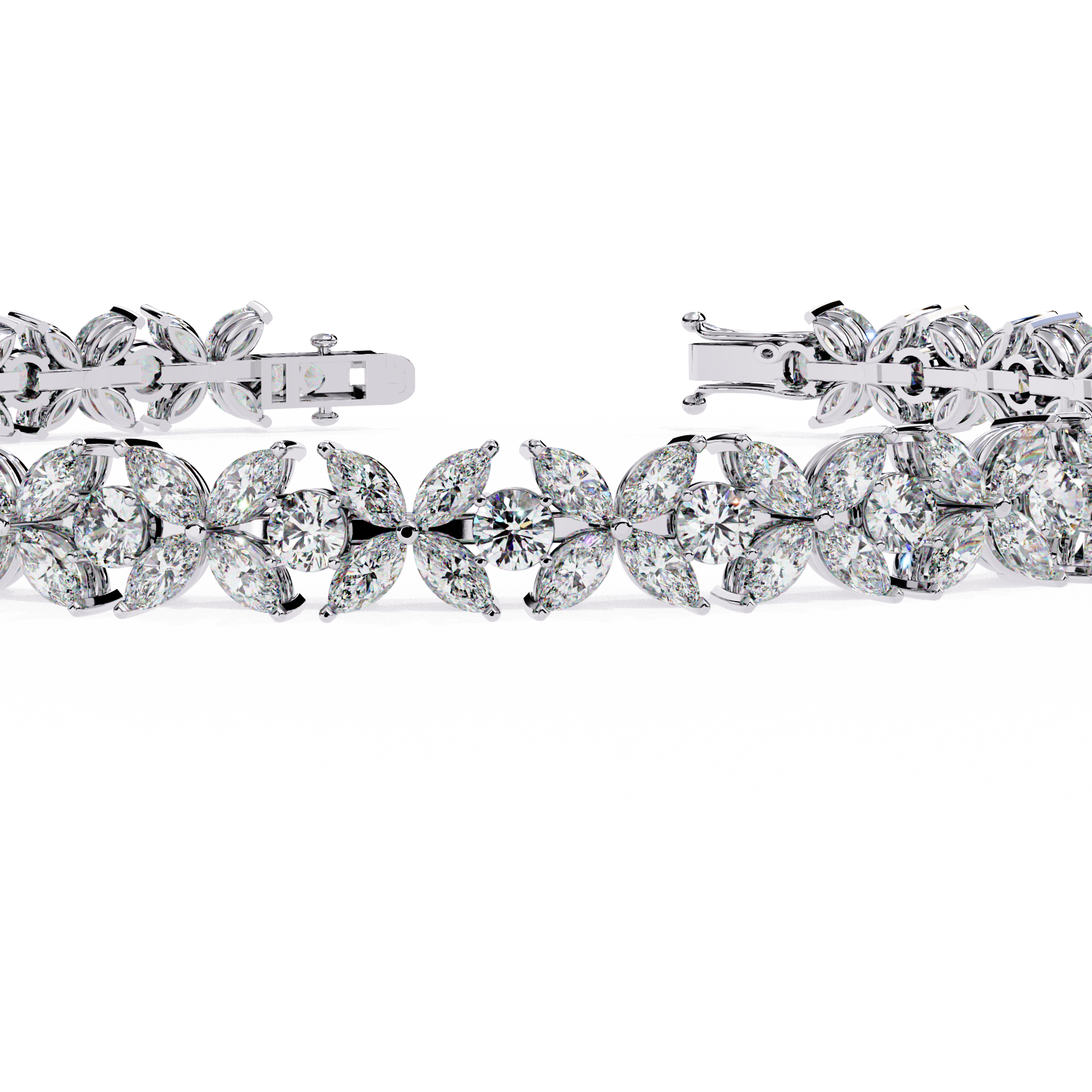 6.25 CT REGAL CLUSTER BRACELET