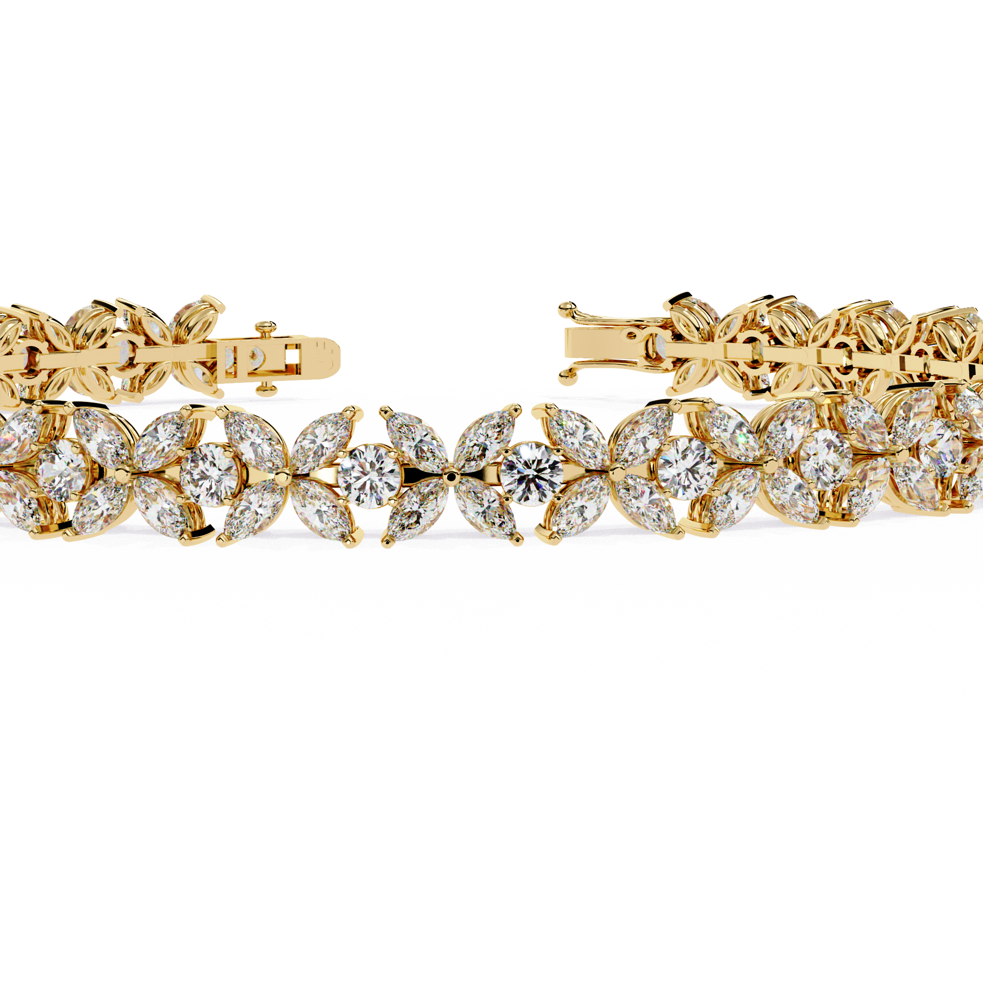 6.25 CT REGAL CLUSTER BRACELET