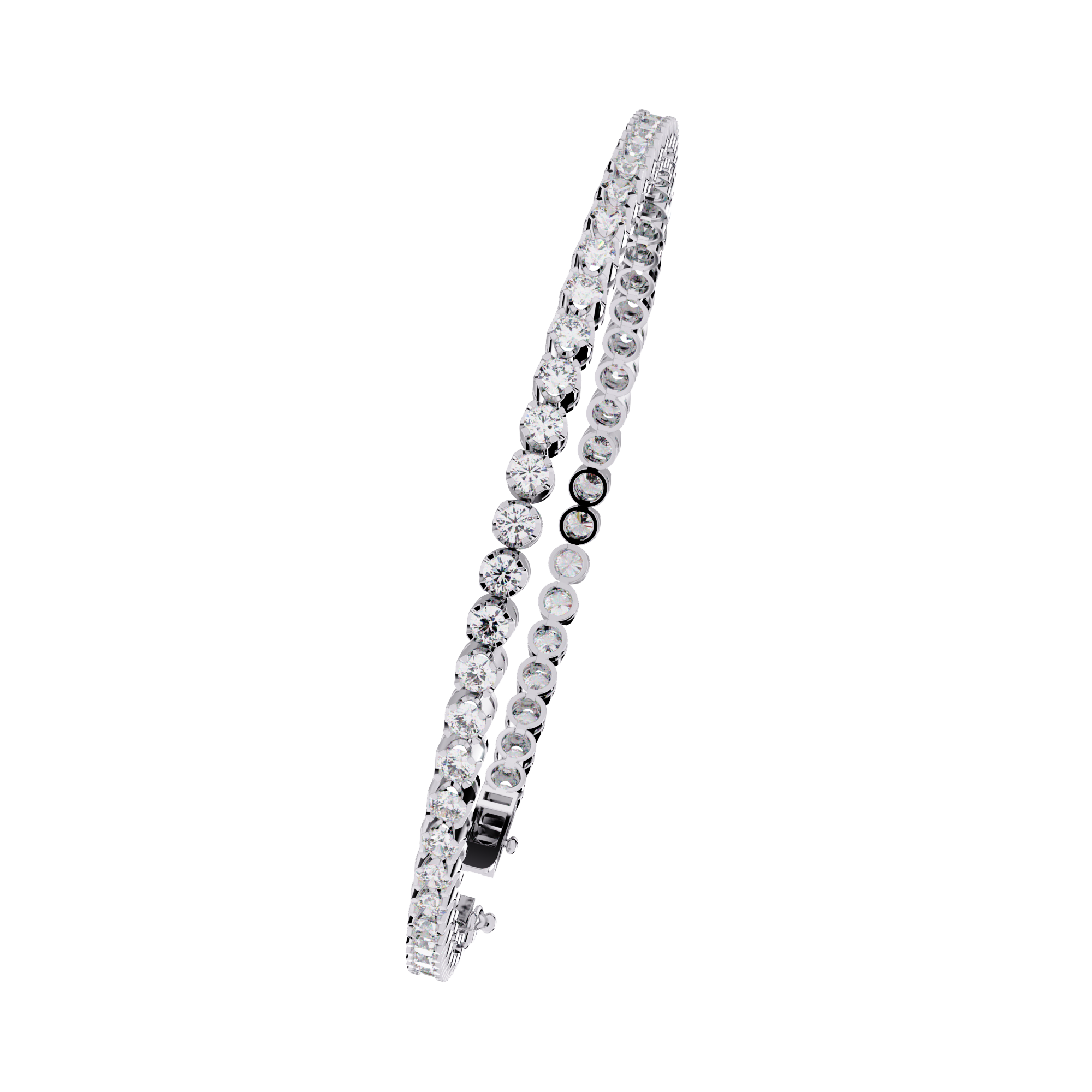 2.62 CT OPULENT TWIN-LINE BRACELET