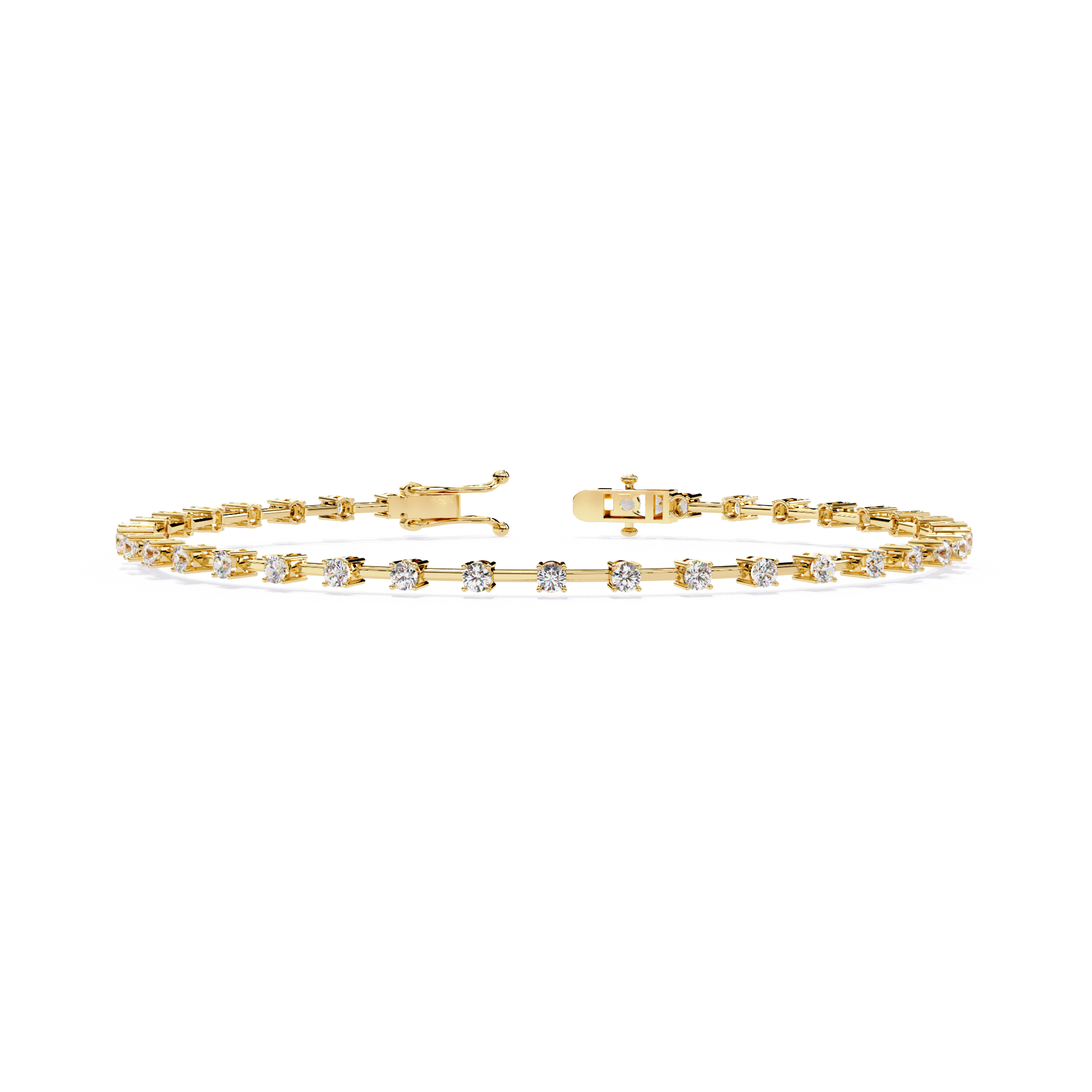 3.89 CT IMPERIAL ROW BRACELET