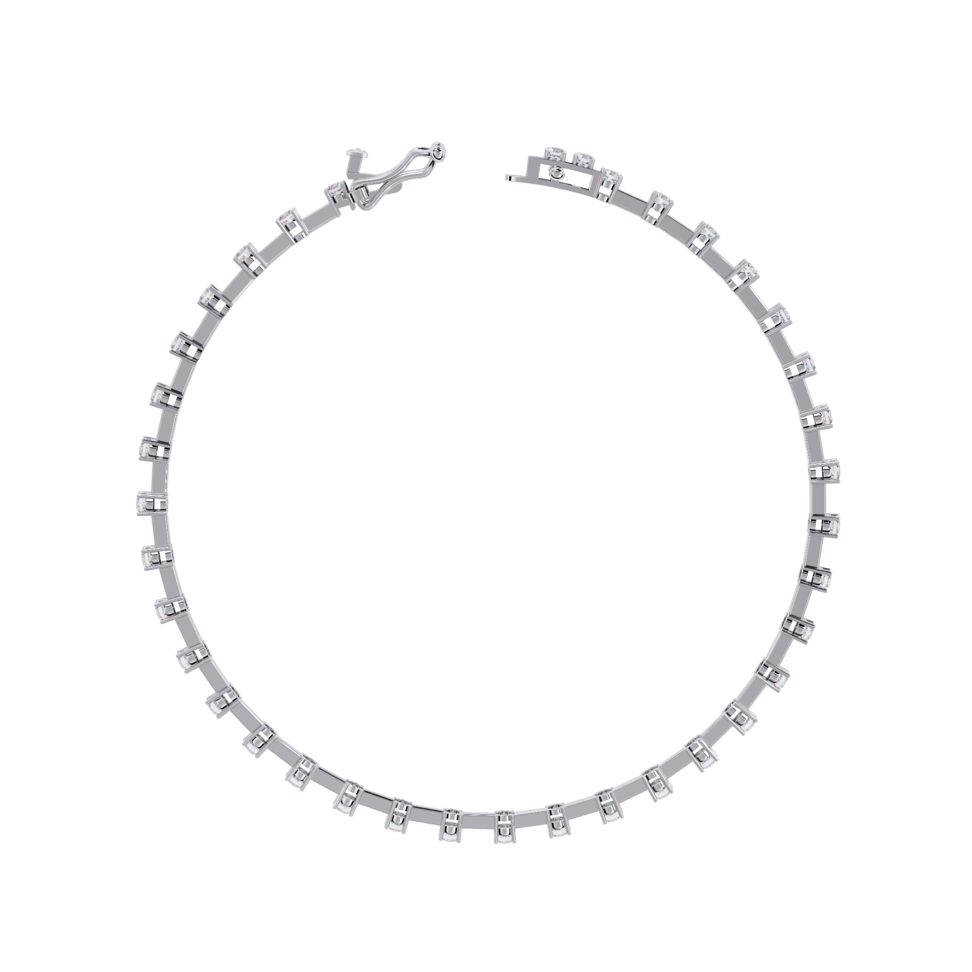 3.89 CT IMPERIAL ROW BRACELET