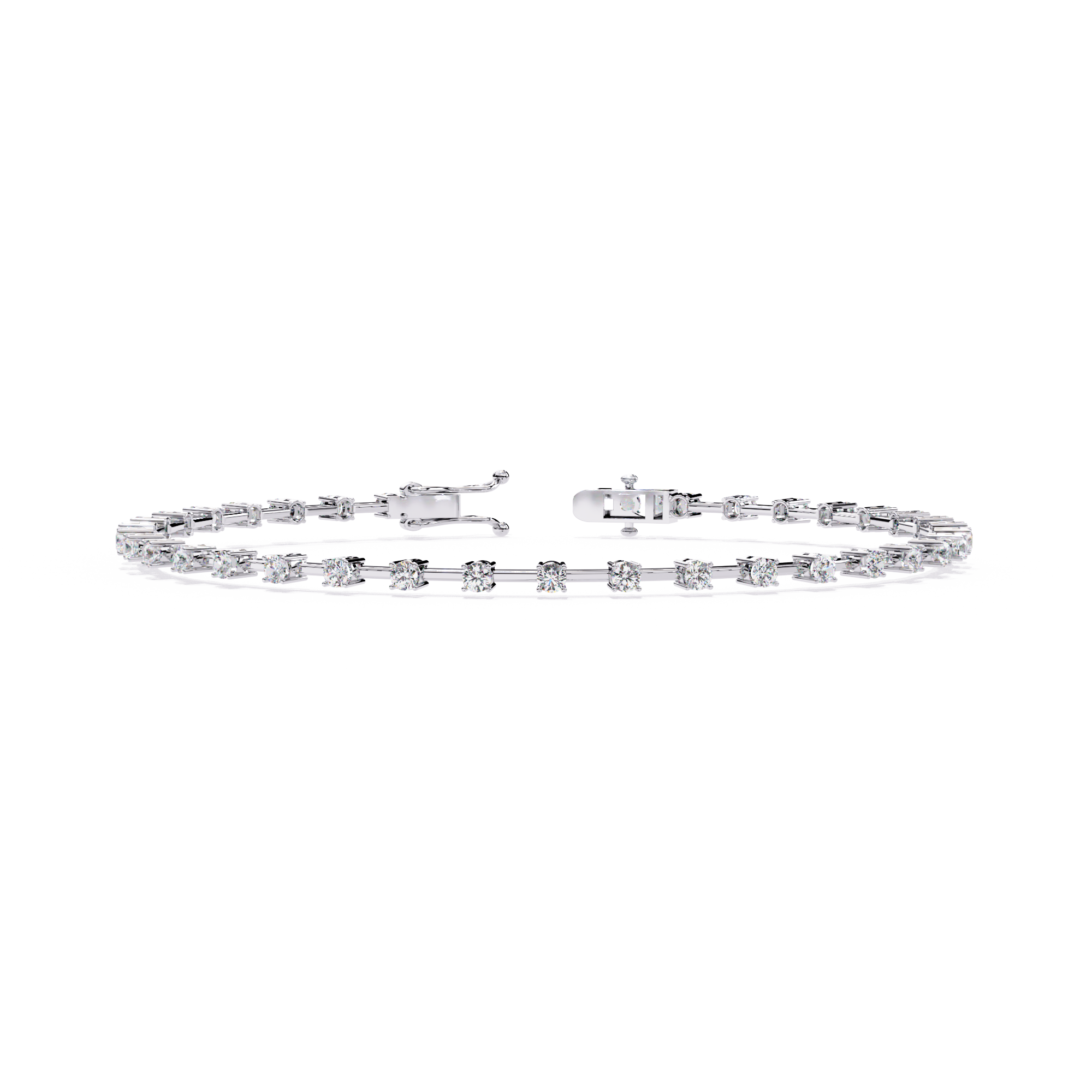 3.89 CT IMPERIAL ROW BRACELET