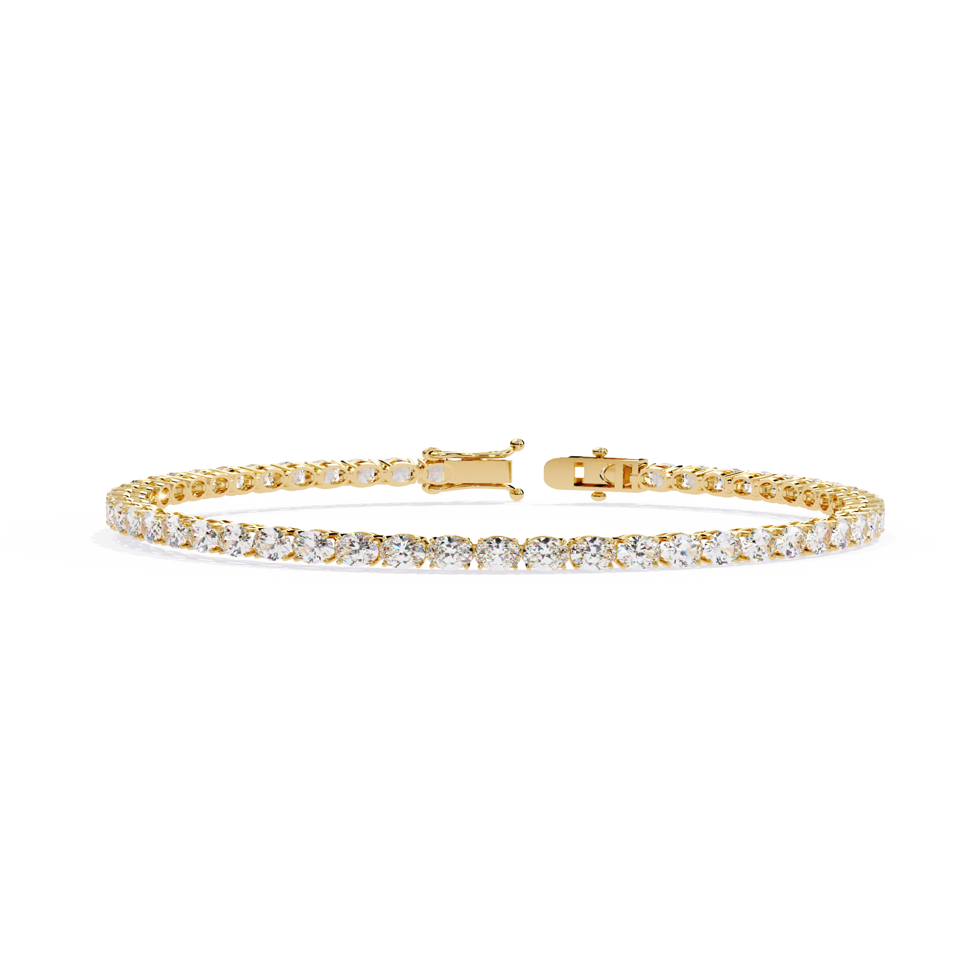 6.72 CT ETERNITY RADIANCE BRACELET 18K