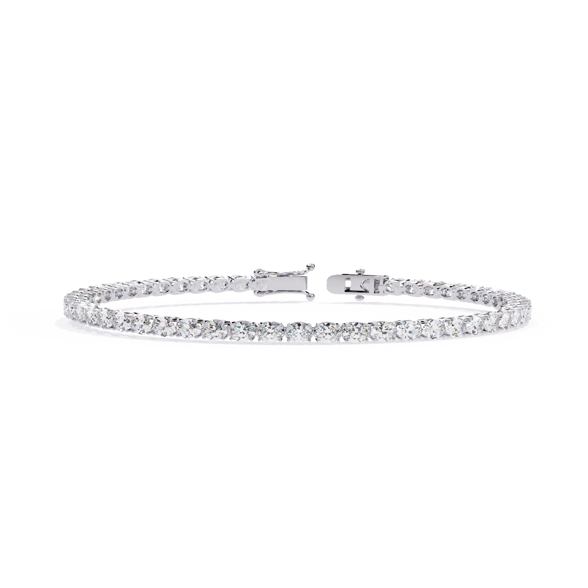 6.72 CT ETERNITY RADIANCE BRACELET 18K