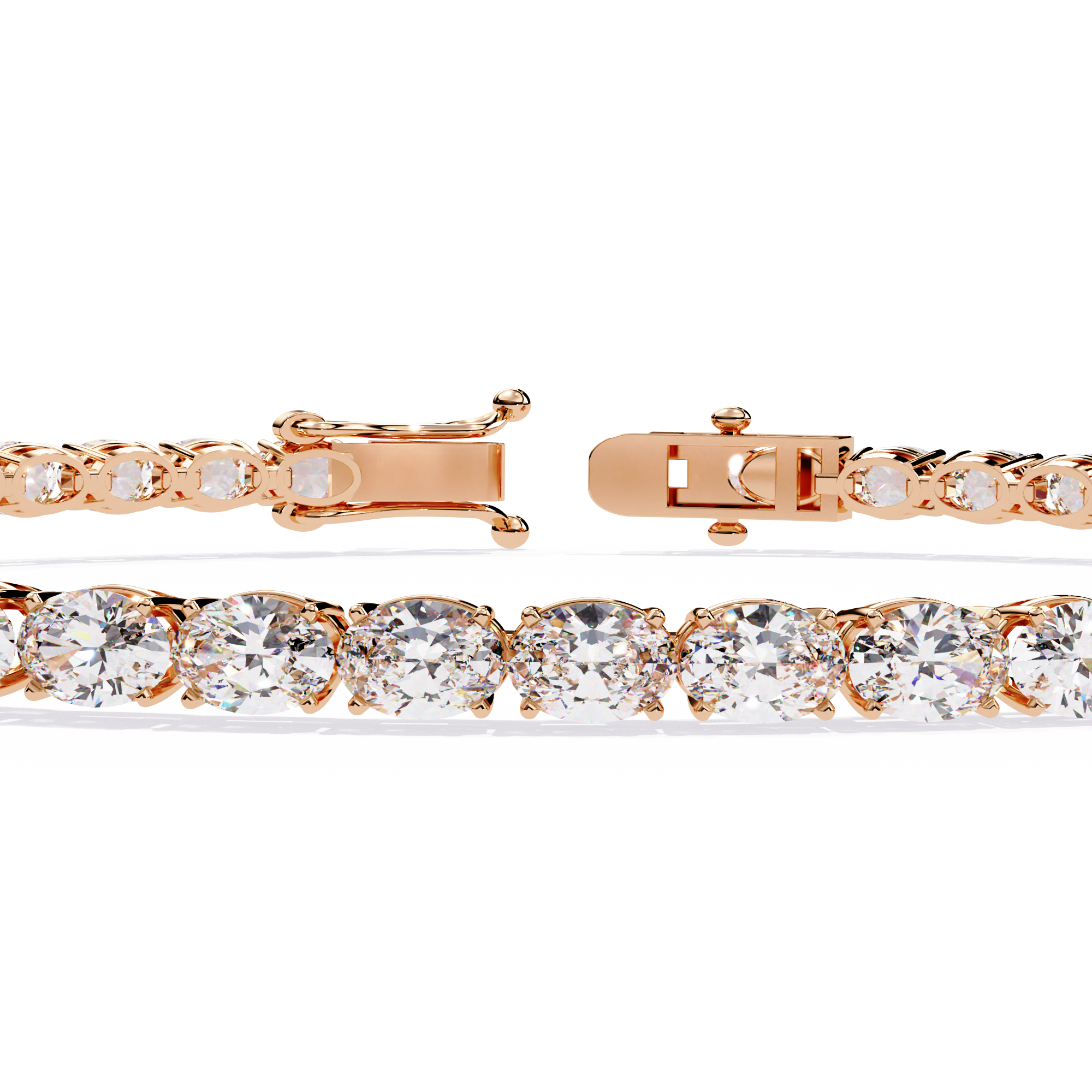 6.72 CT ETERNITY RADIANCE BRACELET 18K