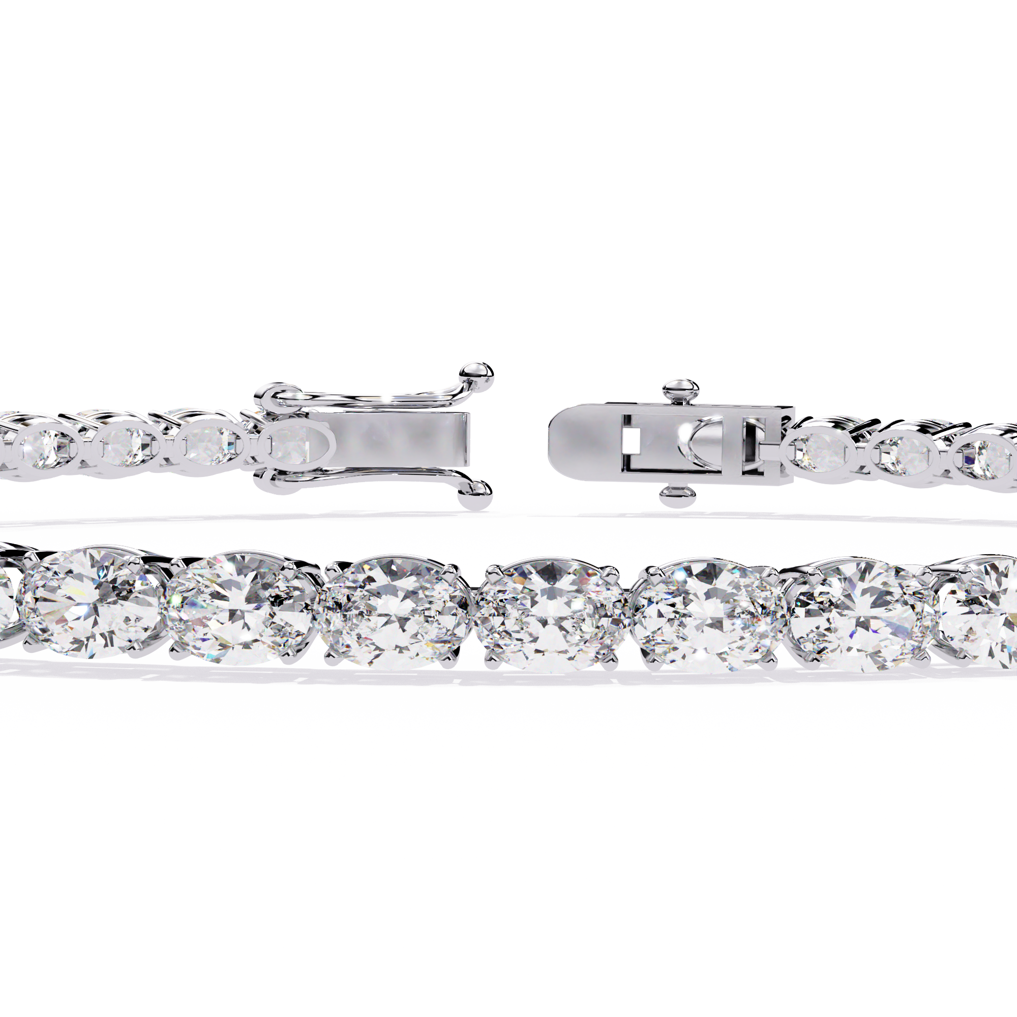 6.72 CT ETERNITY RADIANCE BRACELET 18K