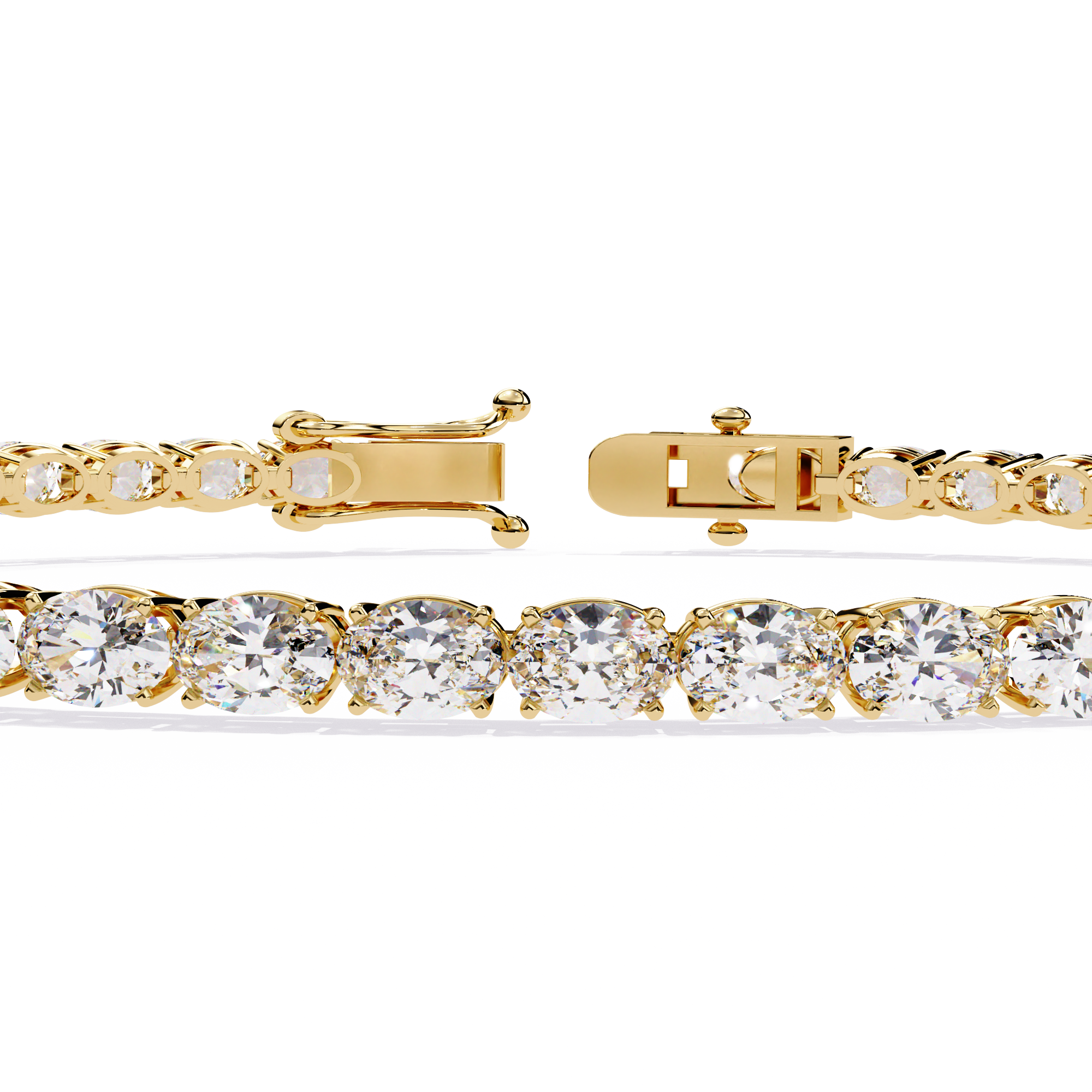 6.72 CT ETERNITY RADIANCE BRACELET 18K