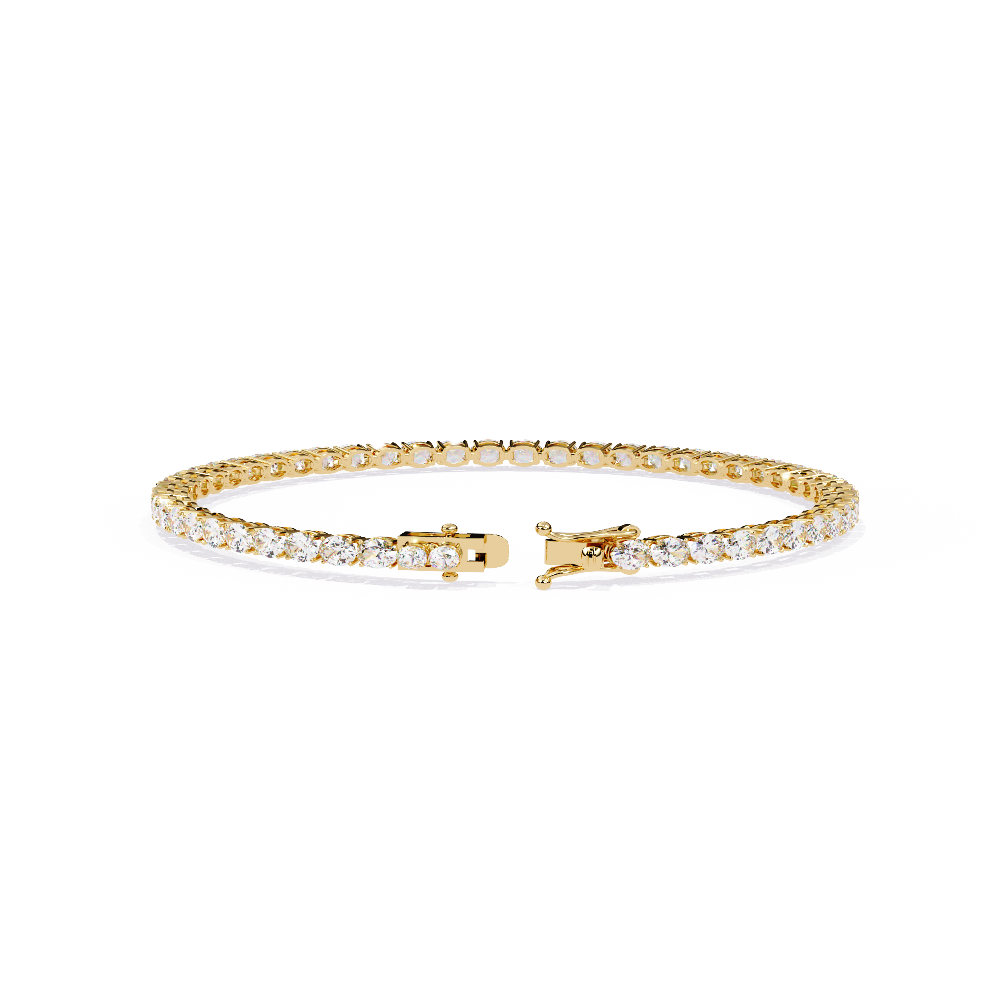 6.72 CT ETERNITY RADIANCE BRACELET 18K