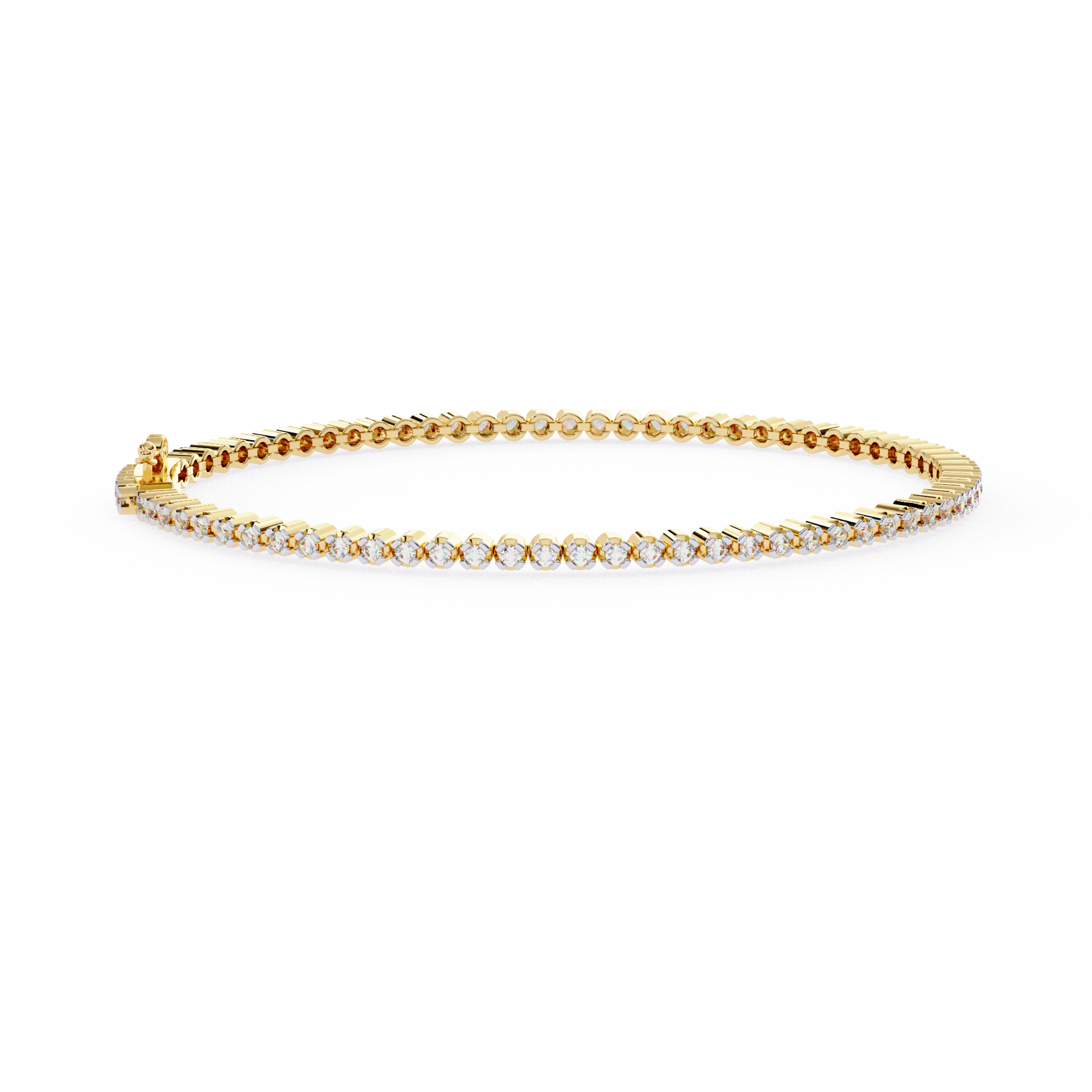1.13 ct Gleaming Horizon Bracelet 9k