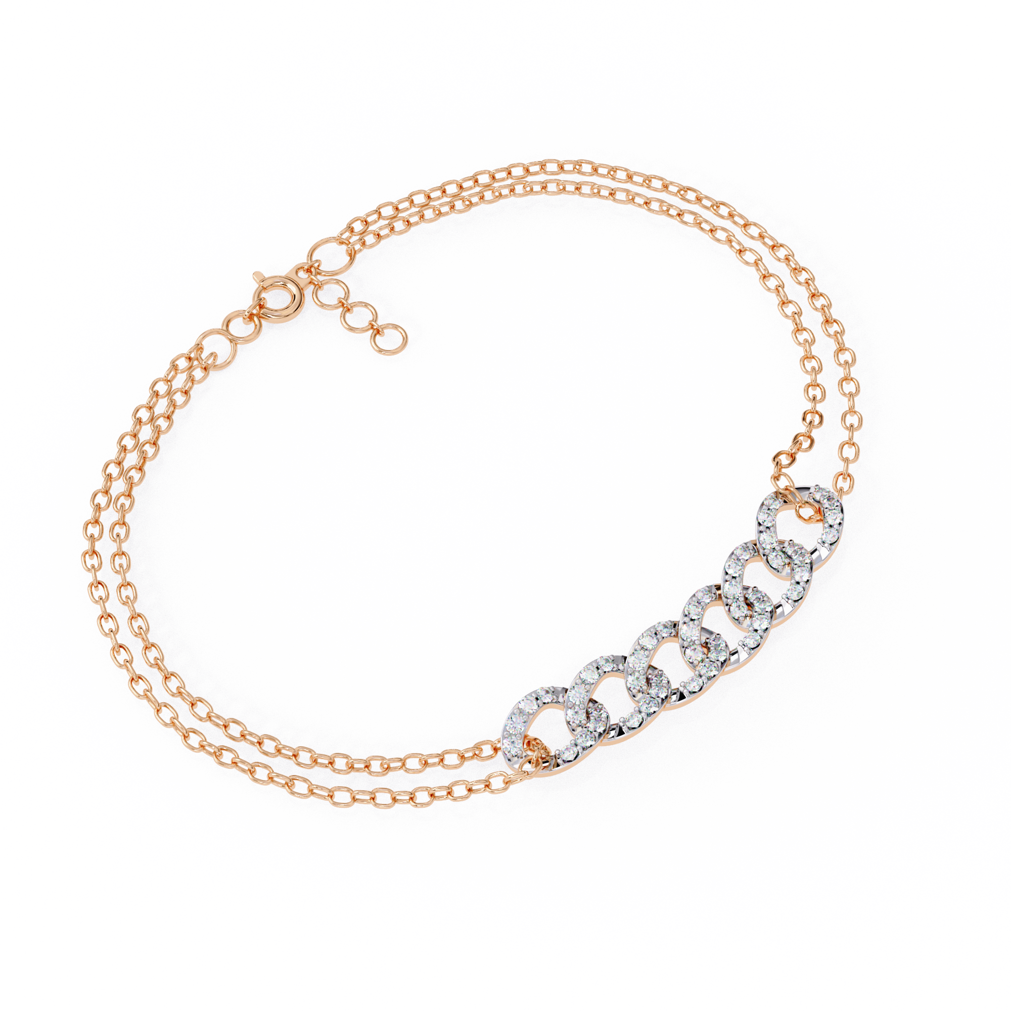 0.29 ct Ethereal Light Bracelet 9k
