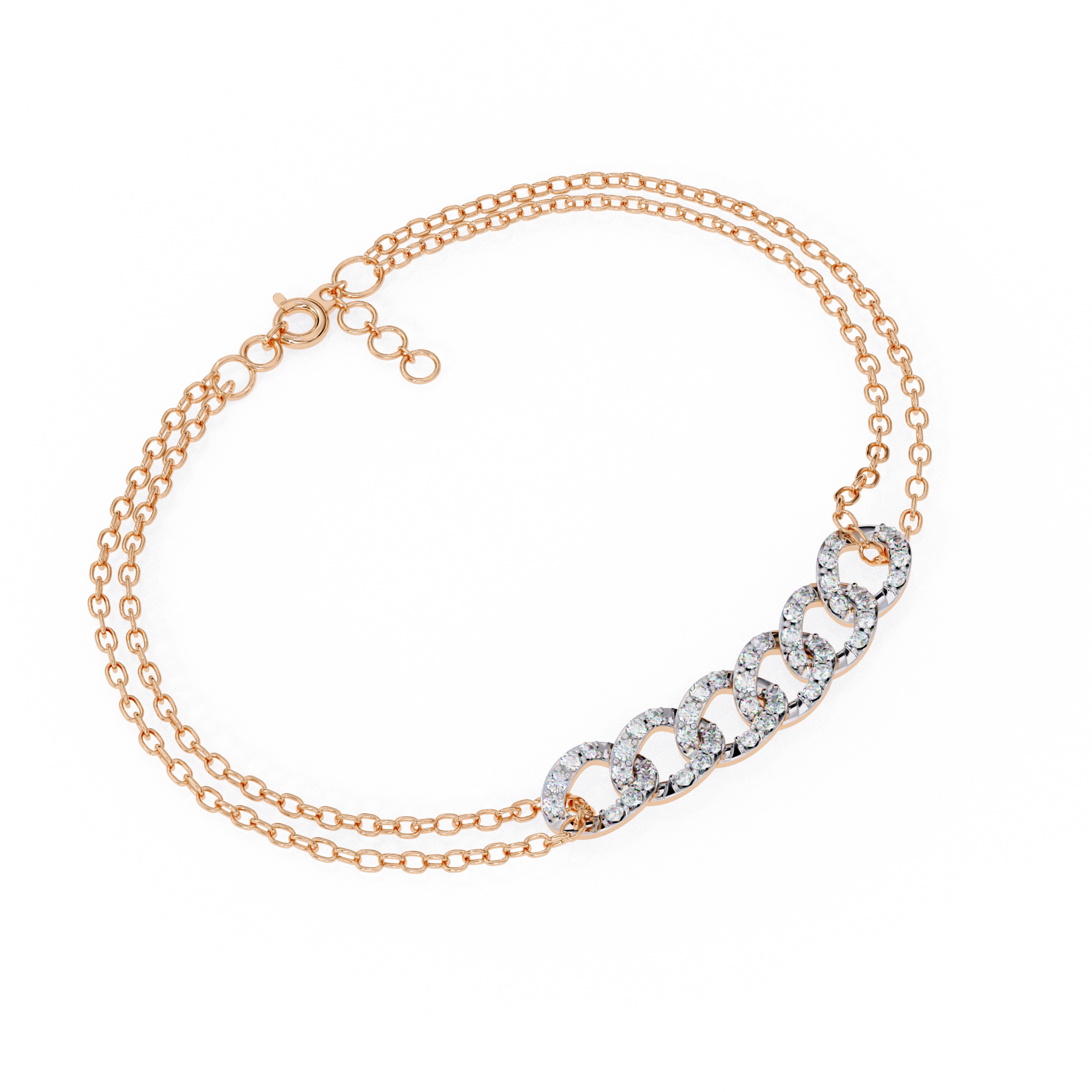 0.29 ct Ethereal Light Bracelet 9k