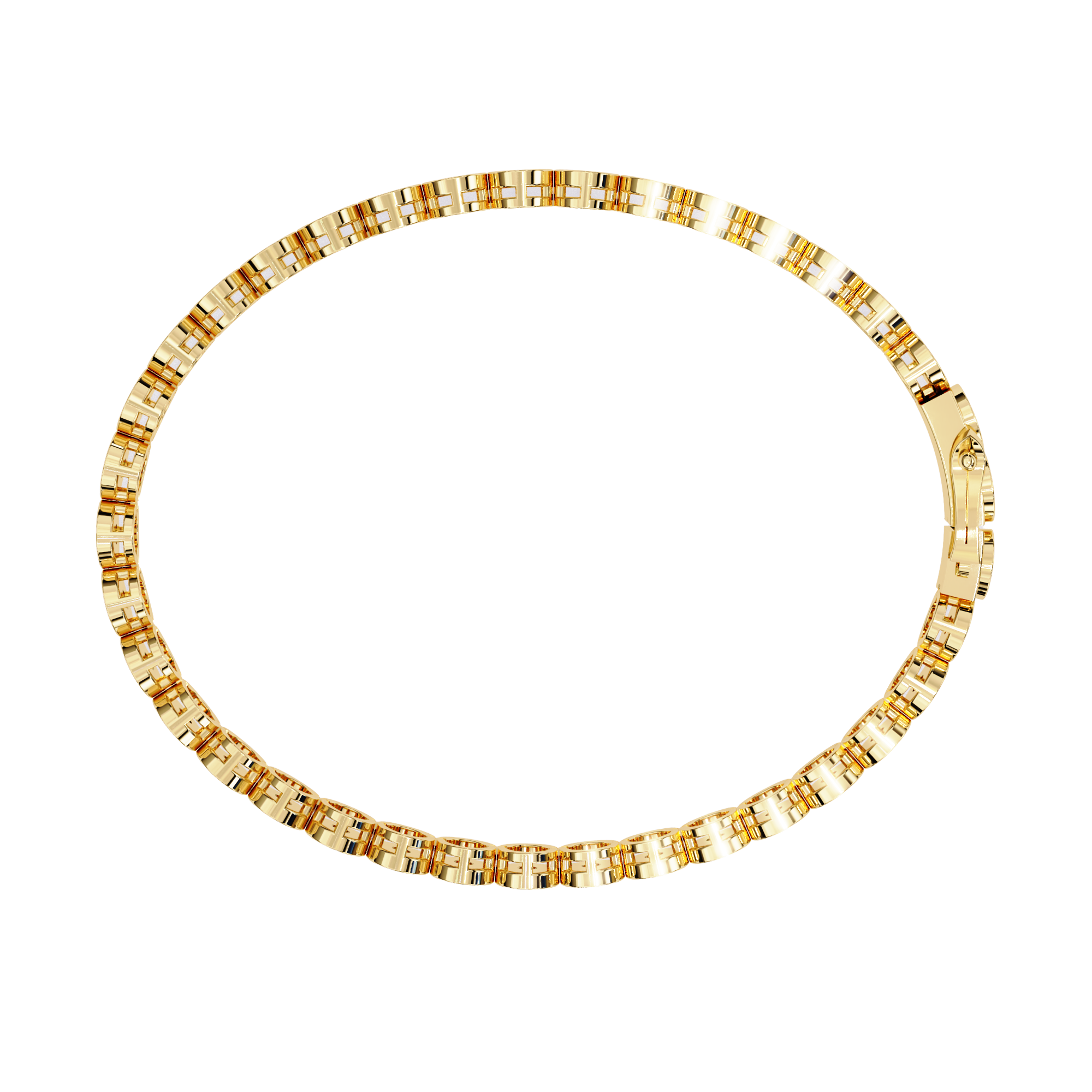 0.59 ct Luminous Loop Bracelet 9k