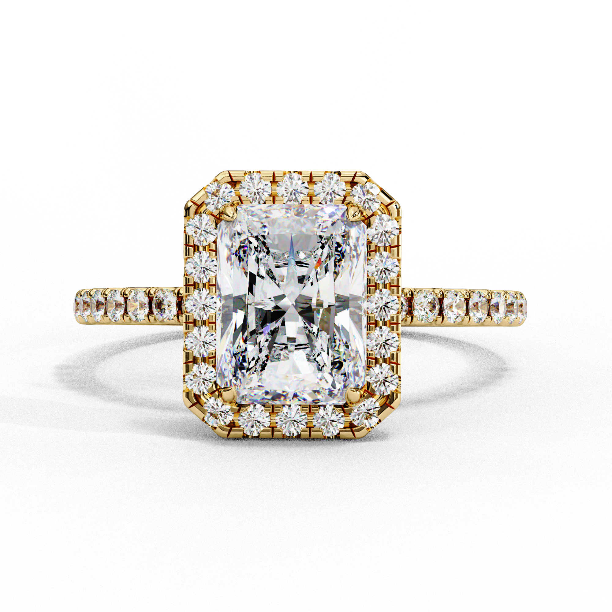 2.14 CT Celestine Glimmer Ring 9k