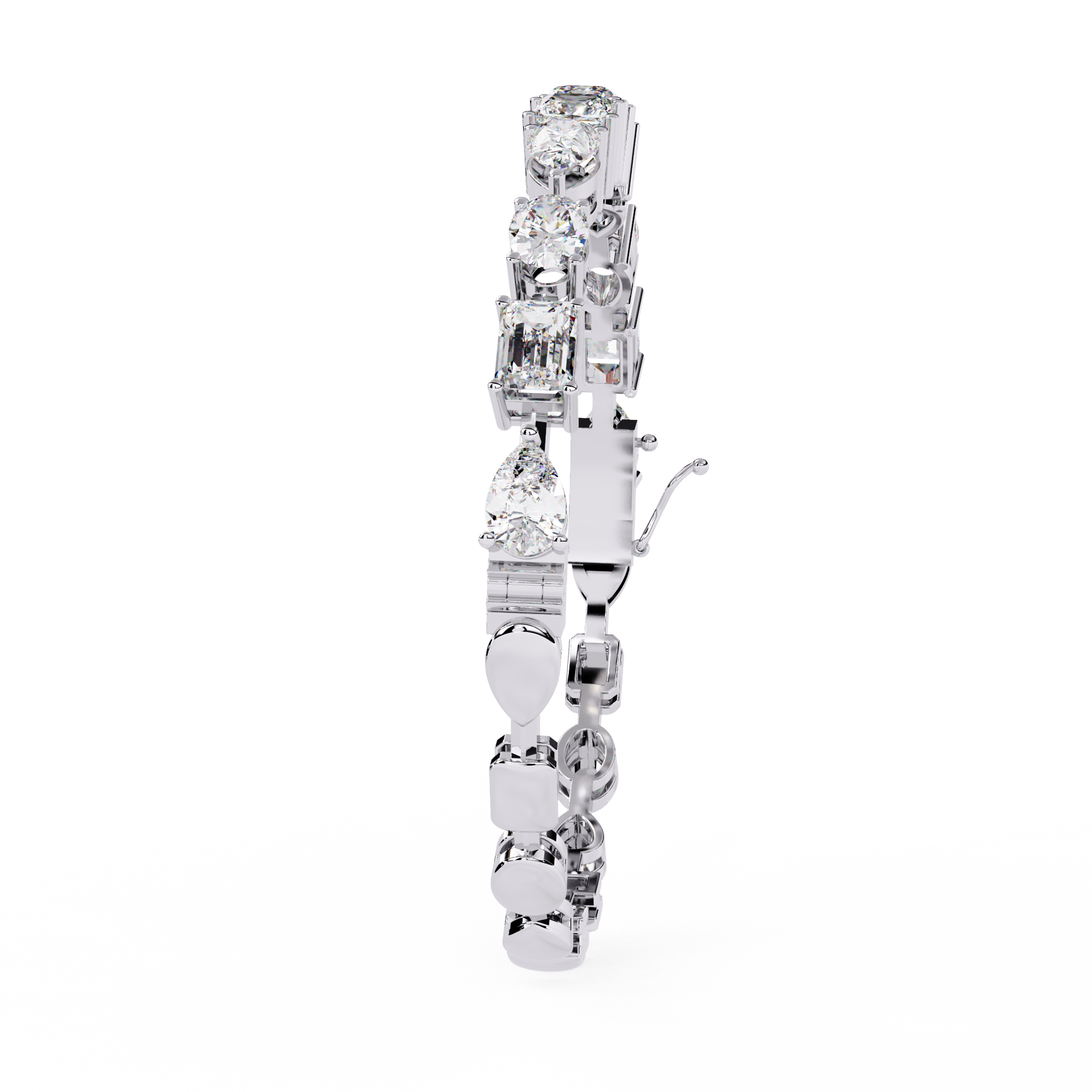 13.84 CT CELESTIA MIX-CUT BRACELET 18K