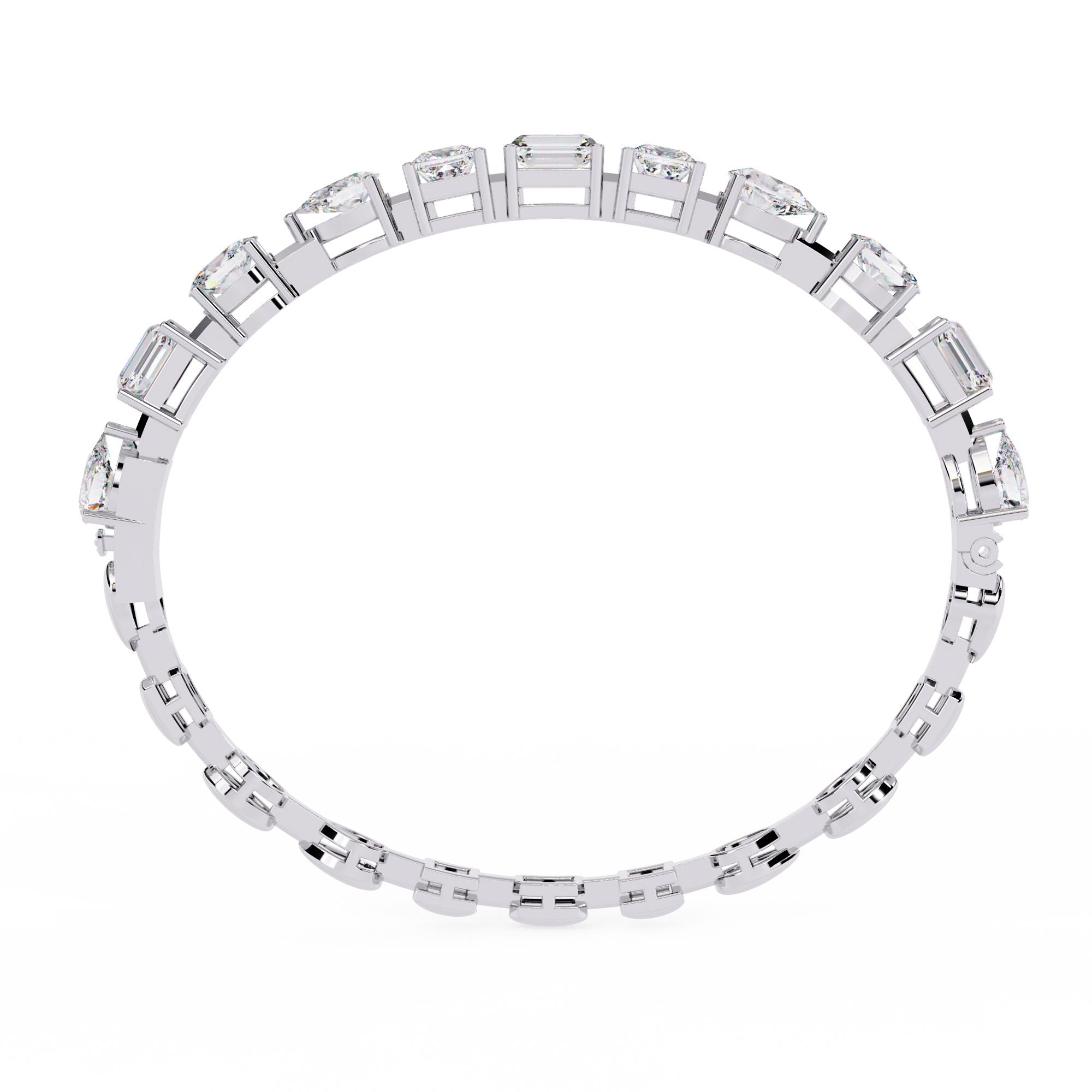 13.84 CT CELESTIA MIX-CUT BRACELET 18K