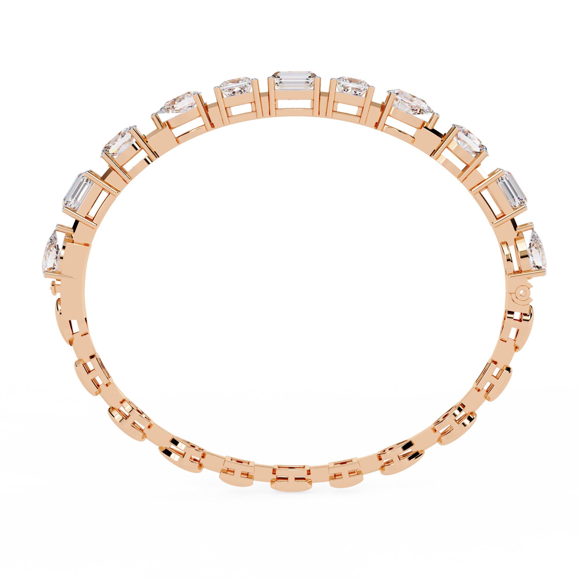 13.84 CT CELESTIA MIX-CUT BRACELET 18K