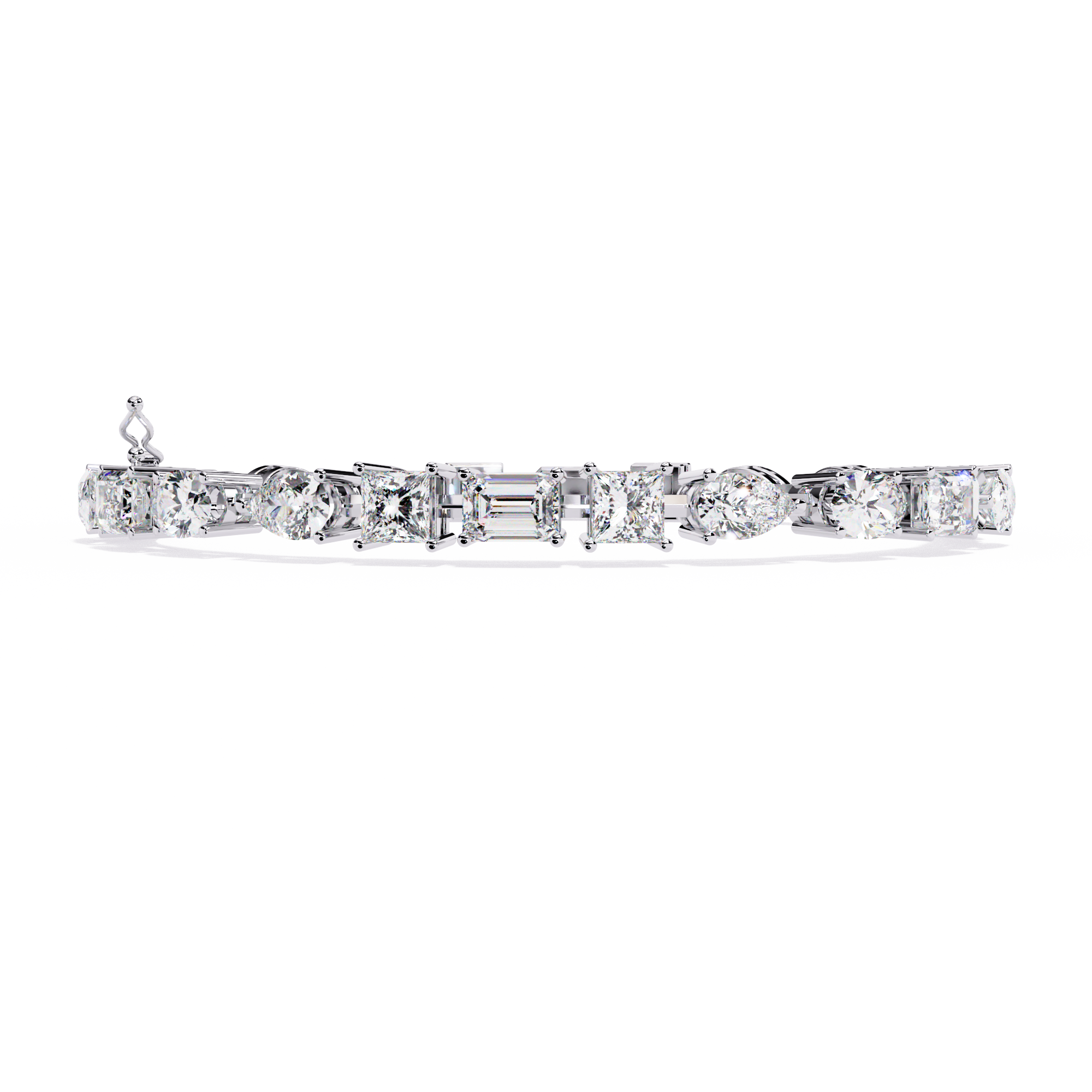 13.84 CT CELESTIA MIX-CUT BRACELET 18K