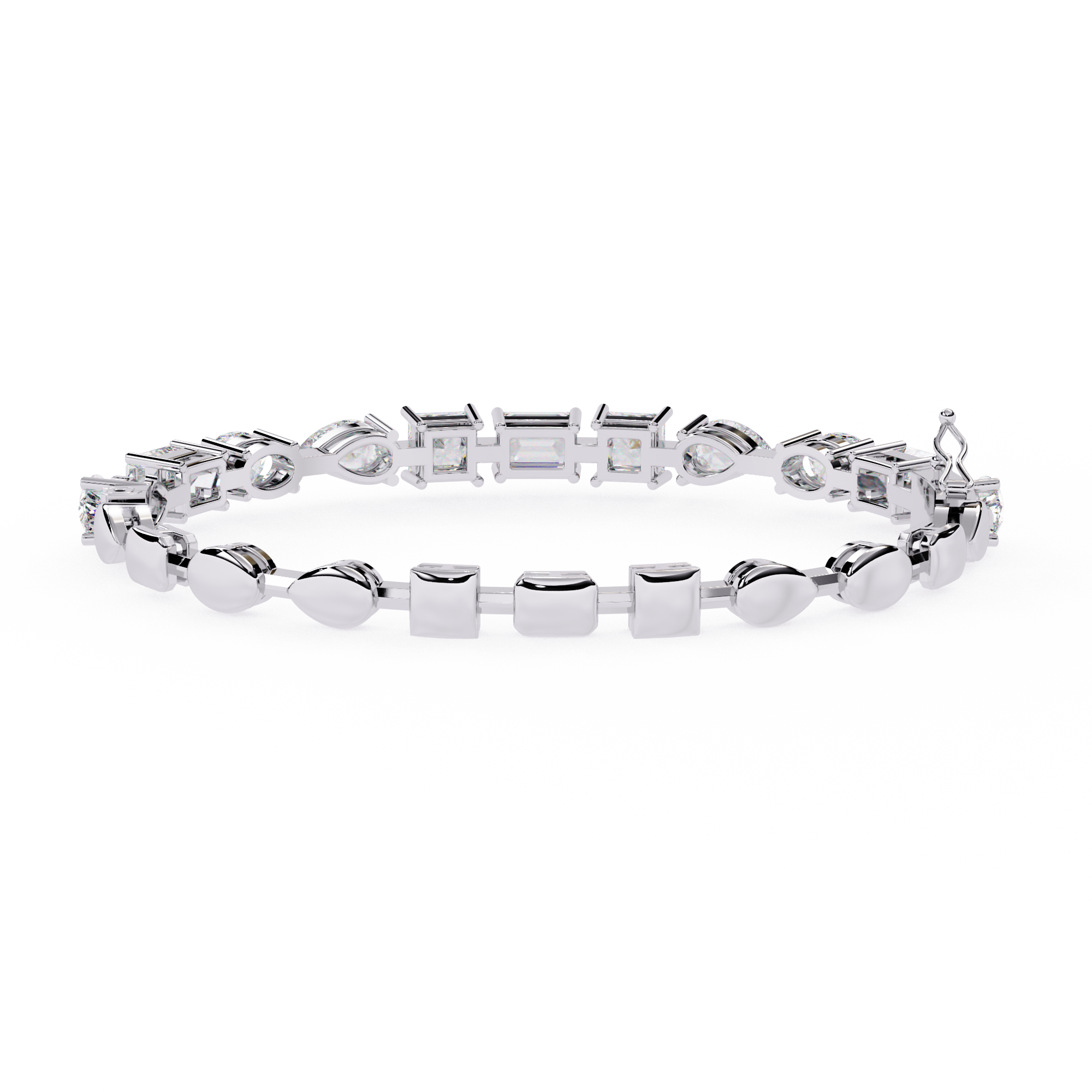 13.84 CT CELESTIA MIX-CUT BRACELET 18K