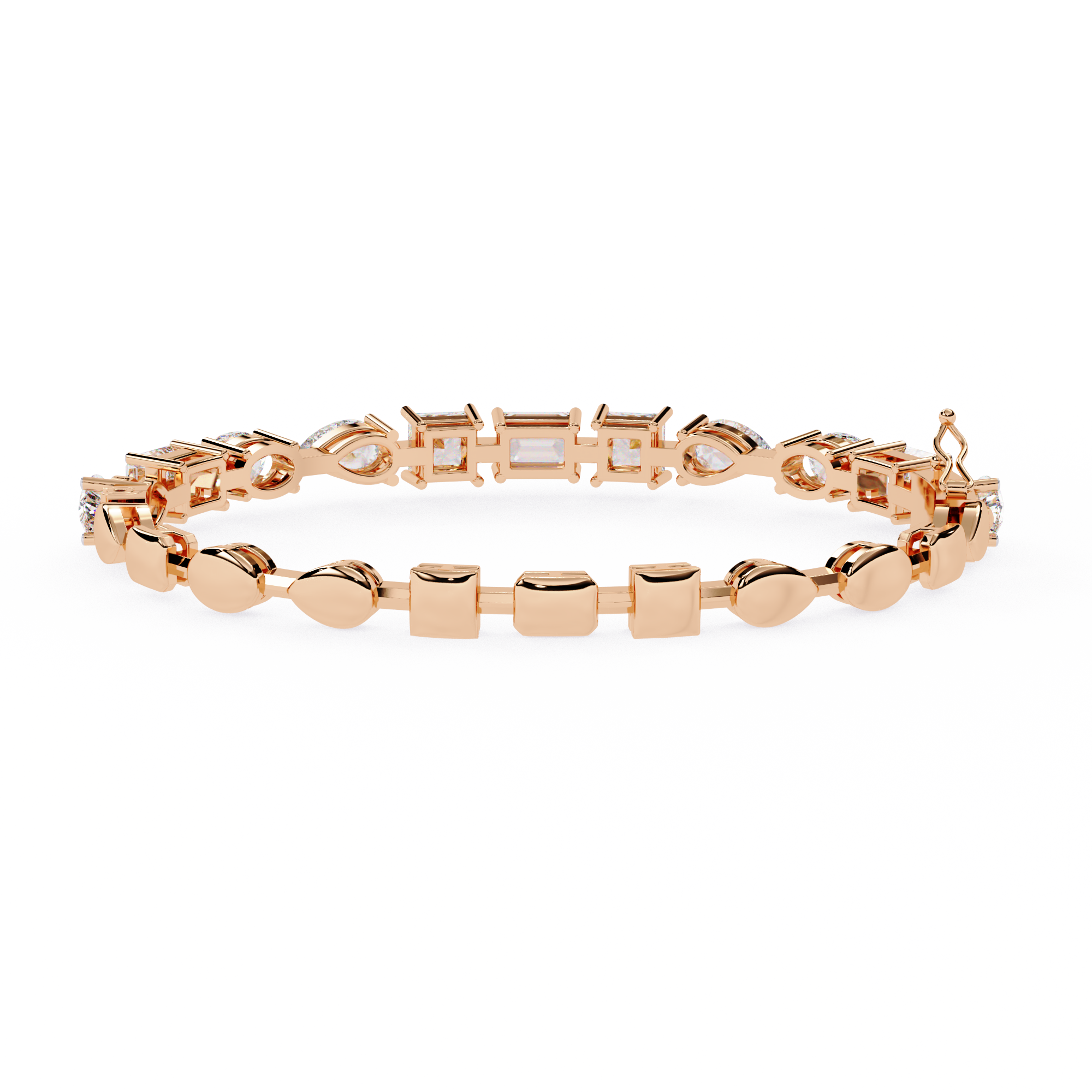 13.84 CT CELESTIA MIX-CUT BRACELET 18K
