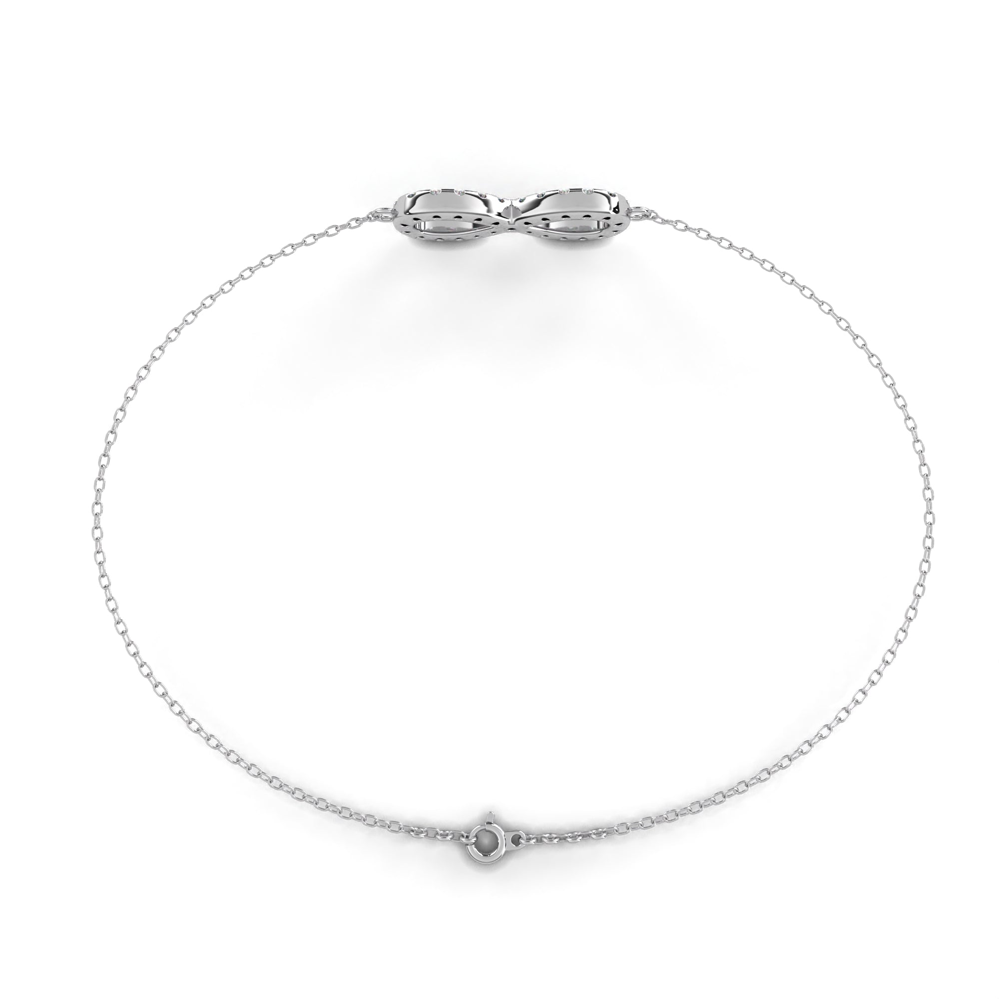 0.39 carat round bracelets 9k