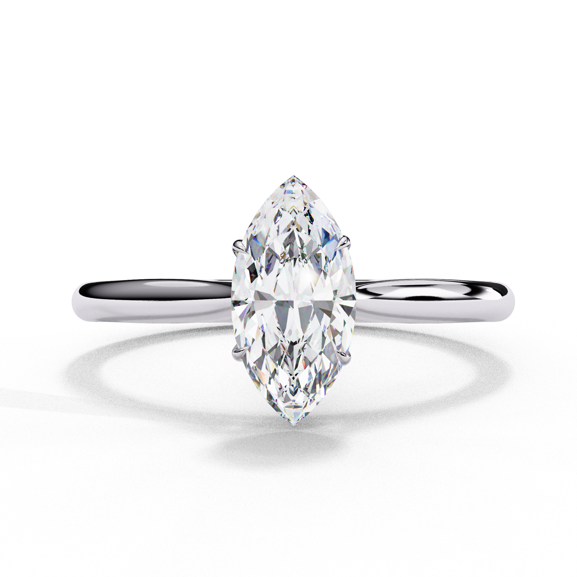 3.00 ct Marquise Grandeur Ring 9k