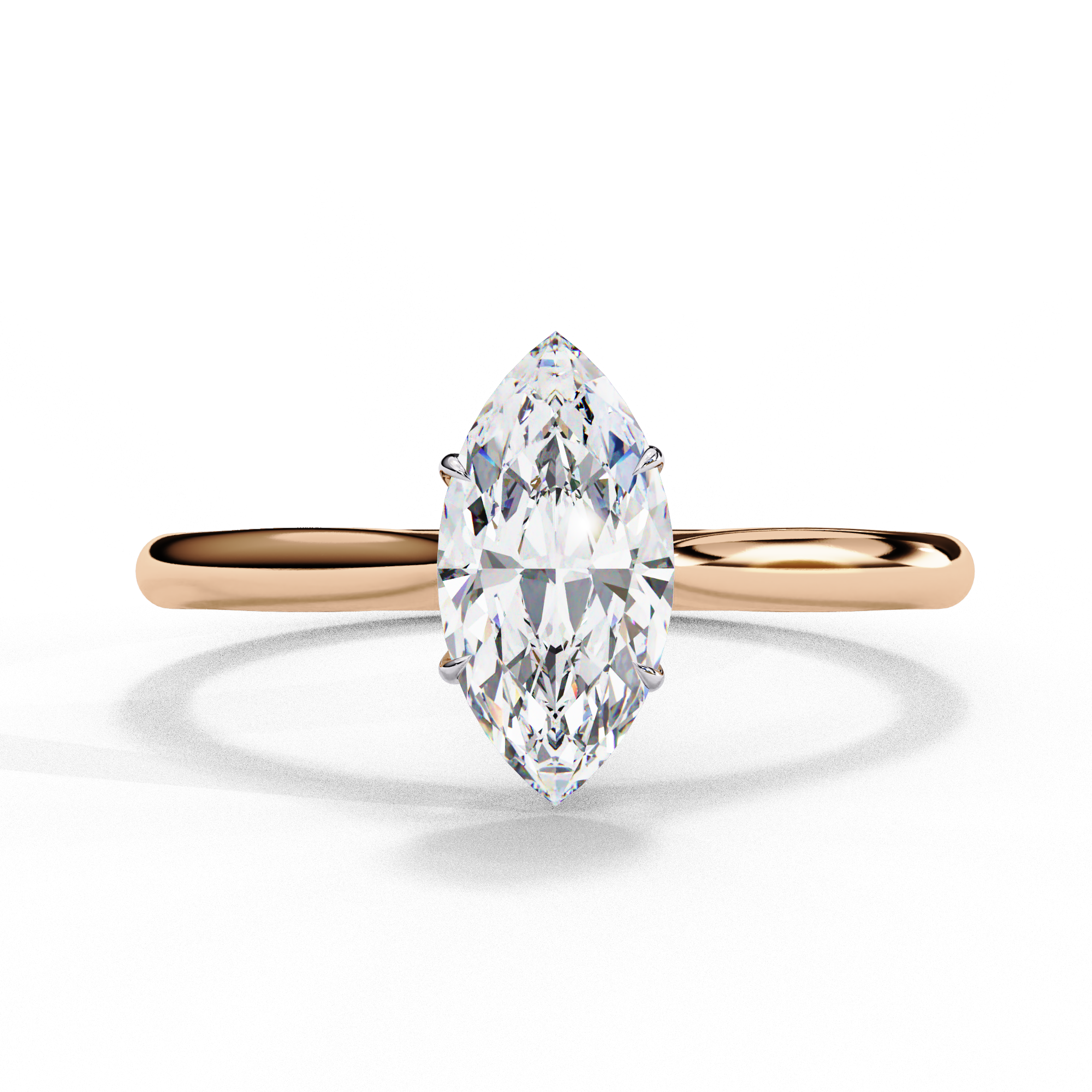 3.00 ct Marquise Grandeur Ring 9k