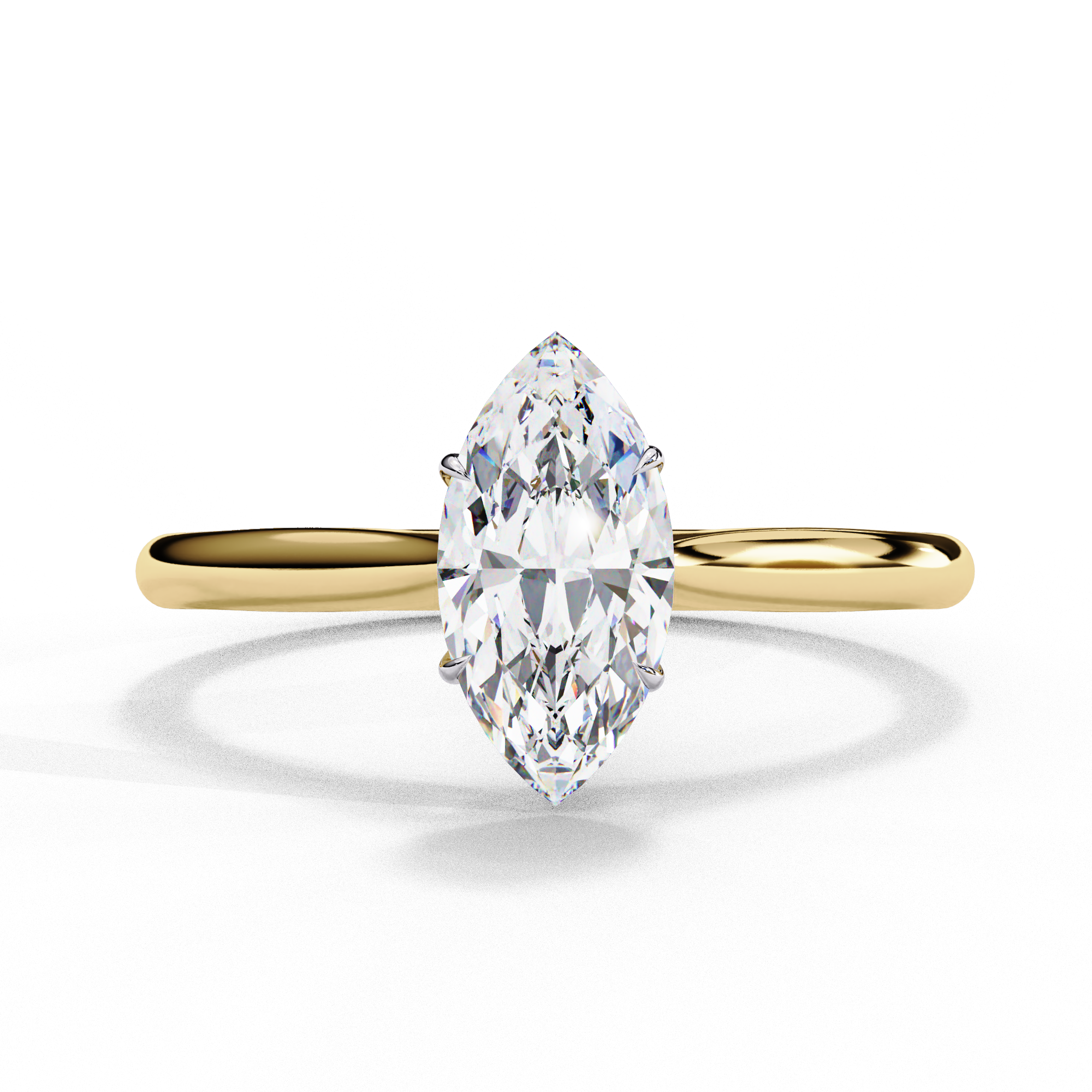 3.00 ct Marquise Grandeur Ring 9k