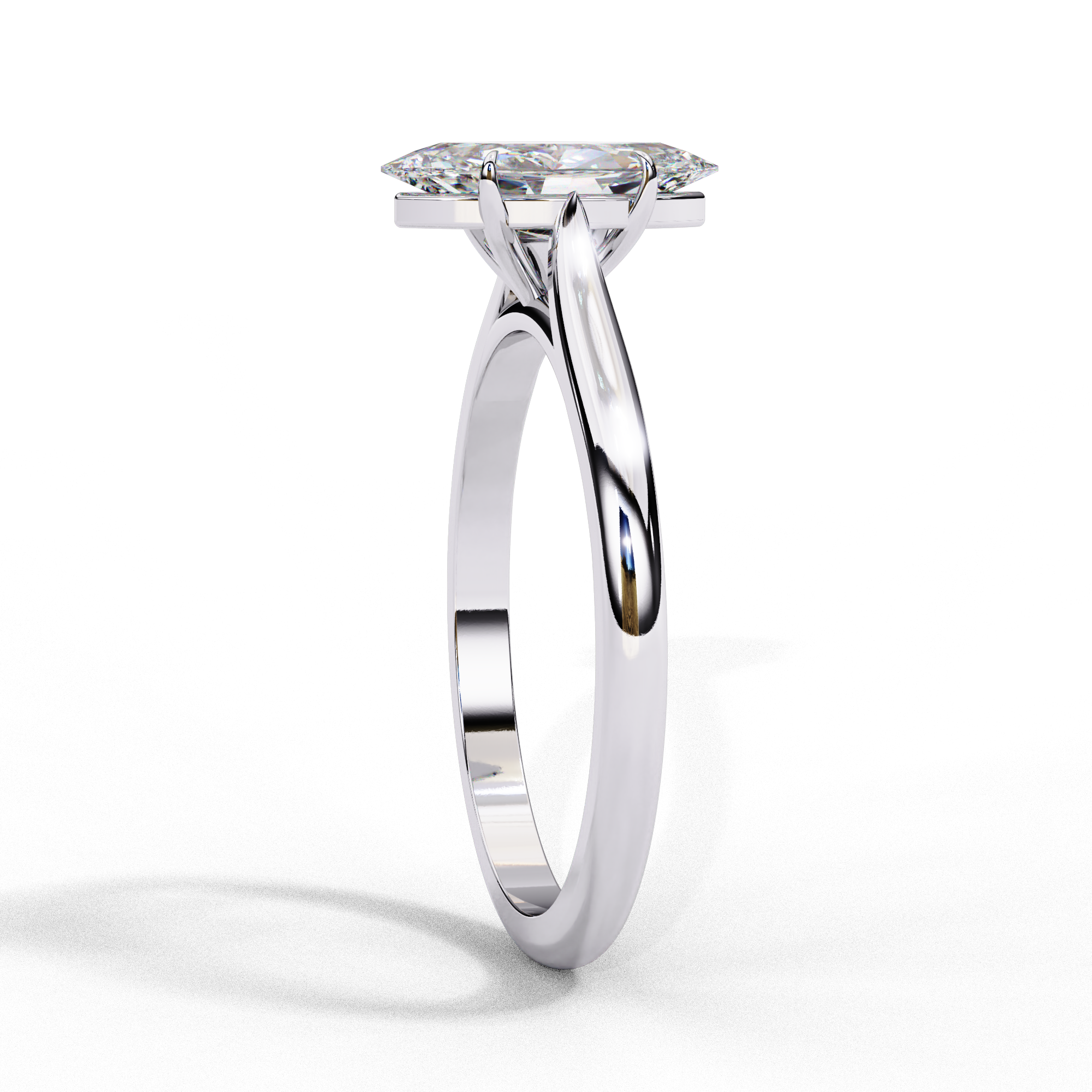 3.00 ct Marquise Grandeur Ring 9k